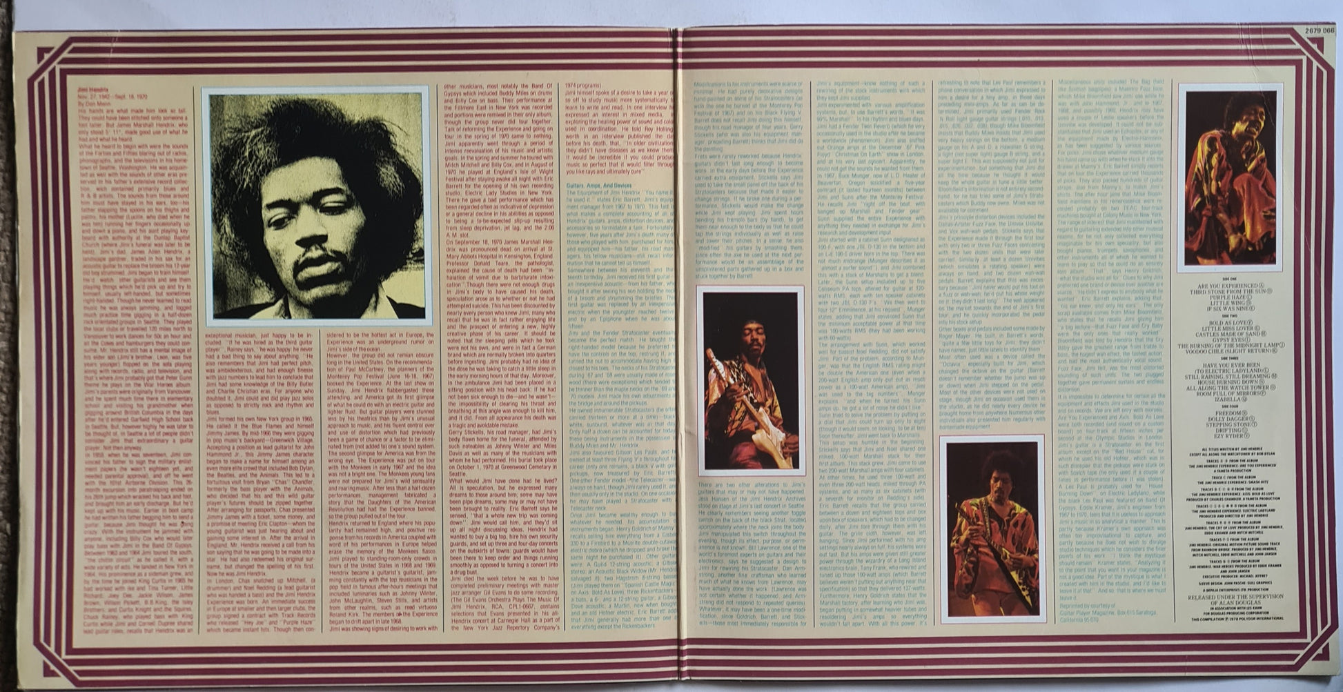 Jimi Hendrix – The Essential Jimi Hendrix - 1979 - Vinyl Record 2LP - Sound Hound Records