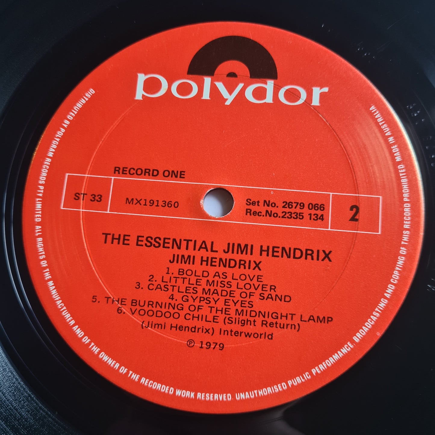 Jimi Hendrix – The Essential Jimi Hendrix - 1979 - Vinyl Record 2LP - Sound Hound Records