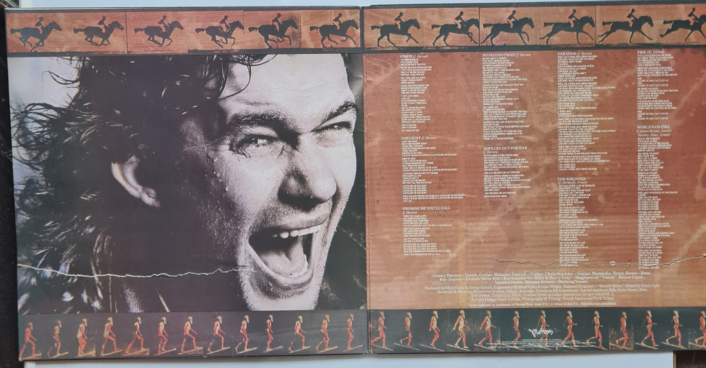 Jimmy Barnes (Cold Chisel) – Bodyswerve - 1984 - Vinyl Record LP - Sound Hound Records