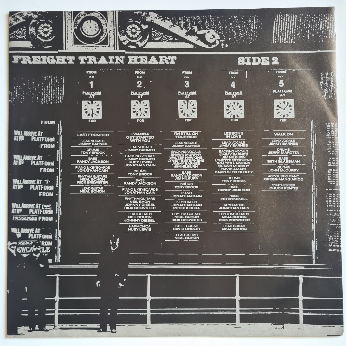 Jimmy Barnes – Freight Train Heart - 1987 - Vinyl Record LP - Sound Hound Records