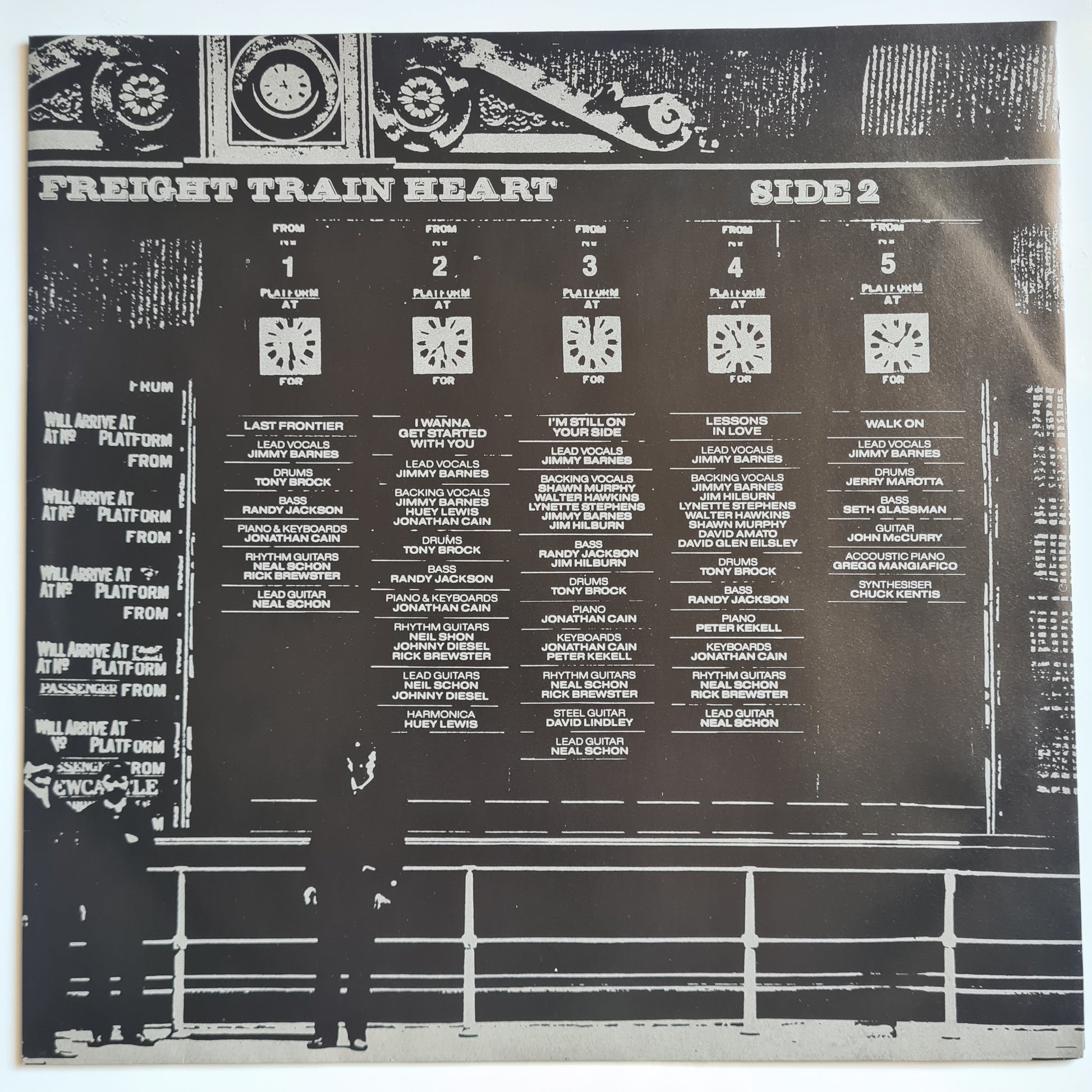 Jimmy Barnes – Freight Train Heart - 1987 - Vinyl Record LP - Sound Hound Records