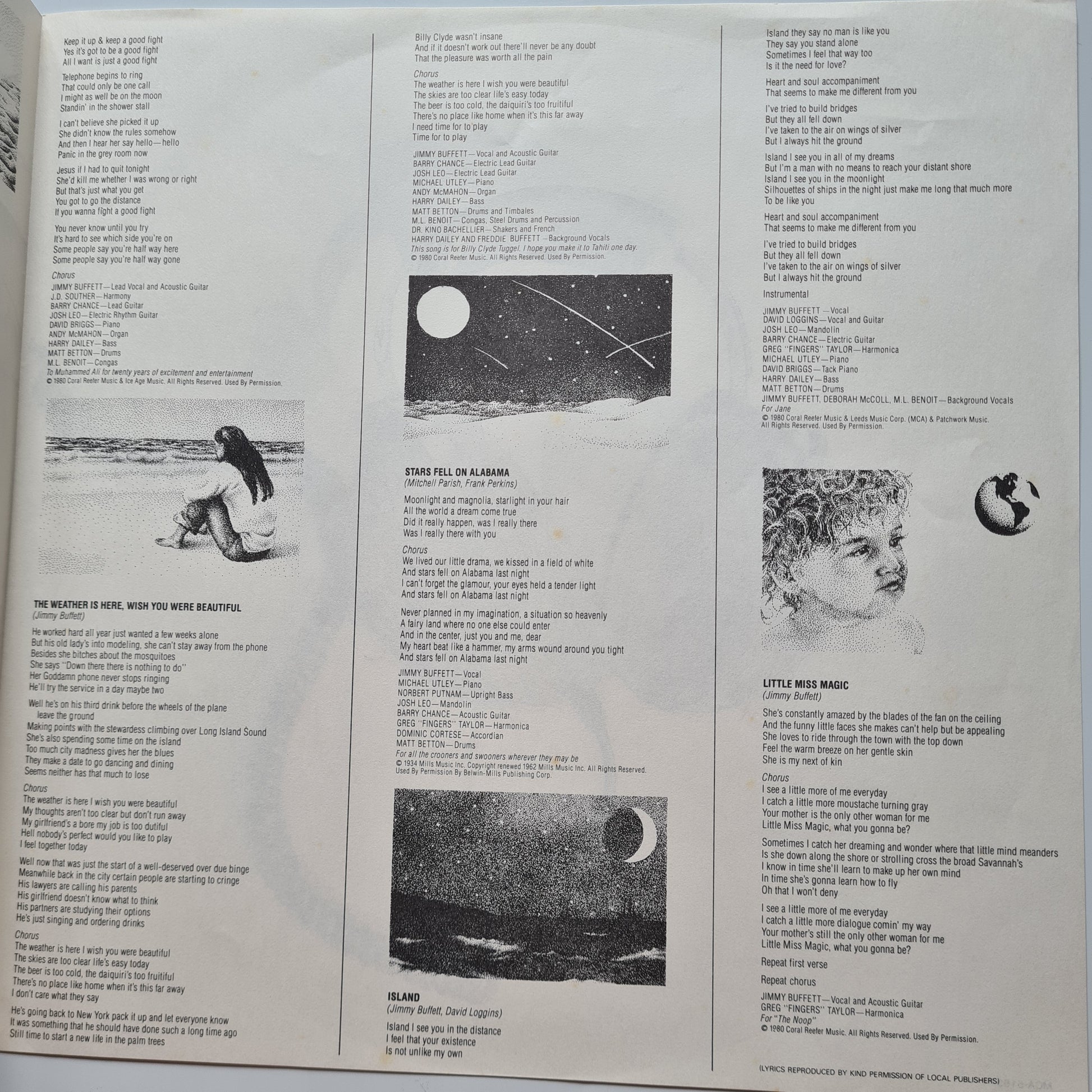 Jimmy Buffett – Coconut Telegraph - 1980 (1981 Australian Pressing) - Vinyl Record LP - Sound Hound Records