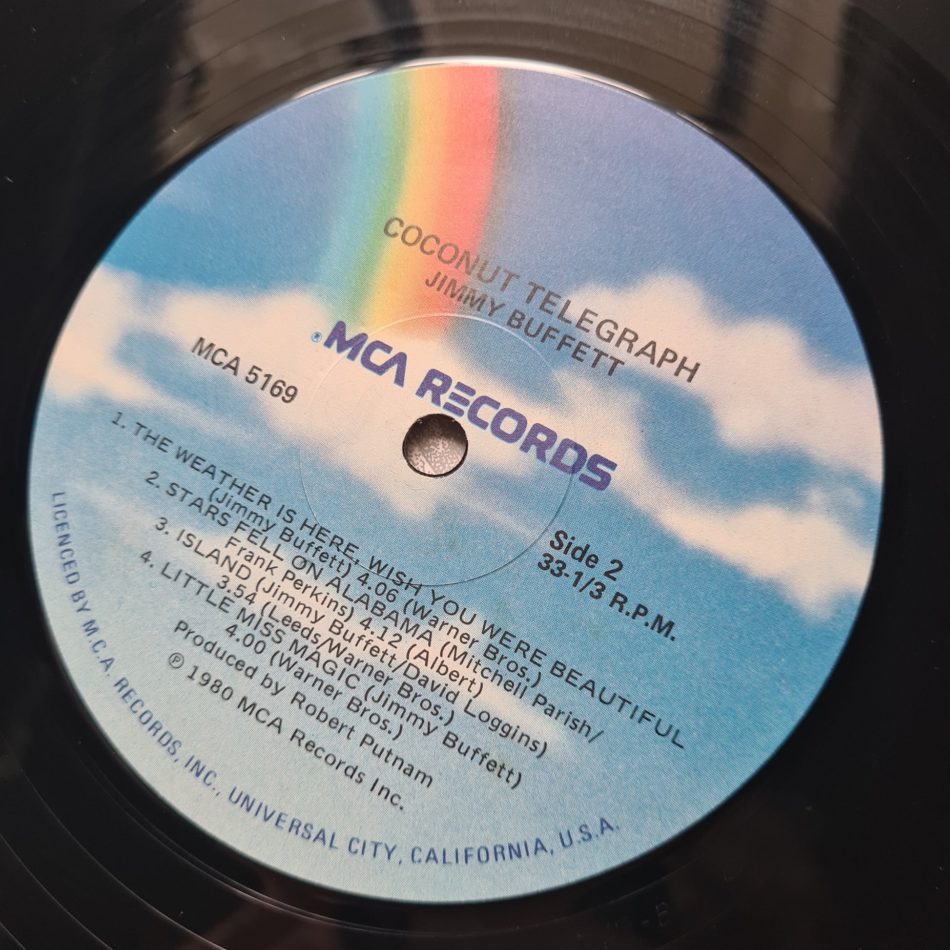 Jimmy Buffett – Coconut Telegraph - 1980 (1981 Australian Pressing) - Vinyl Record LP - Sound Hound Records