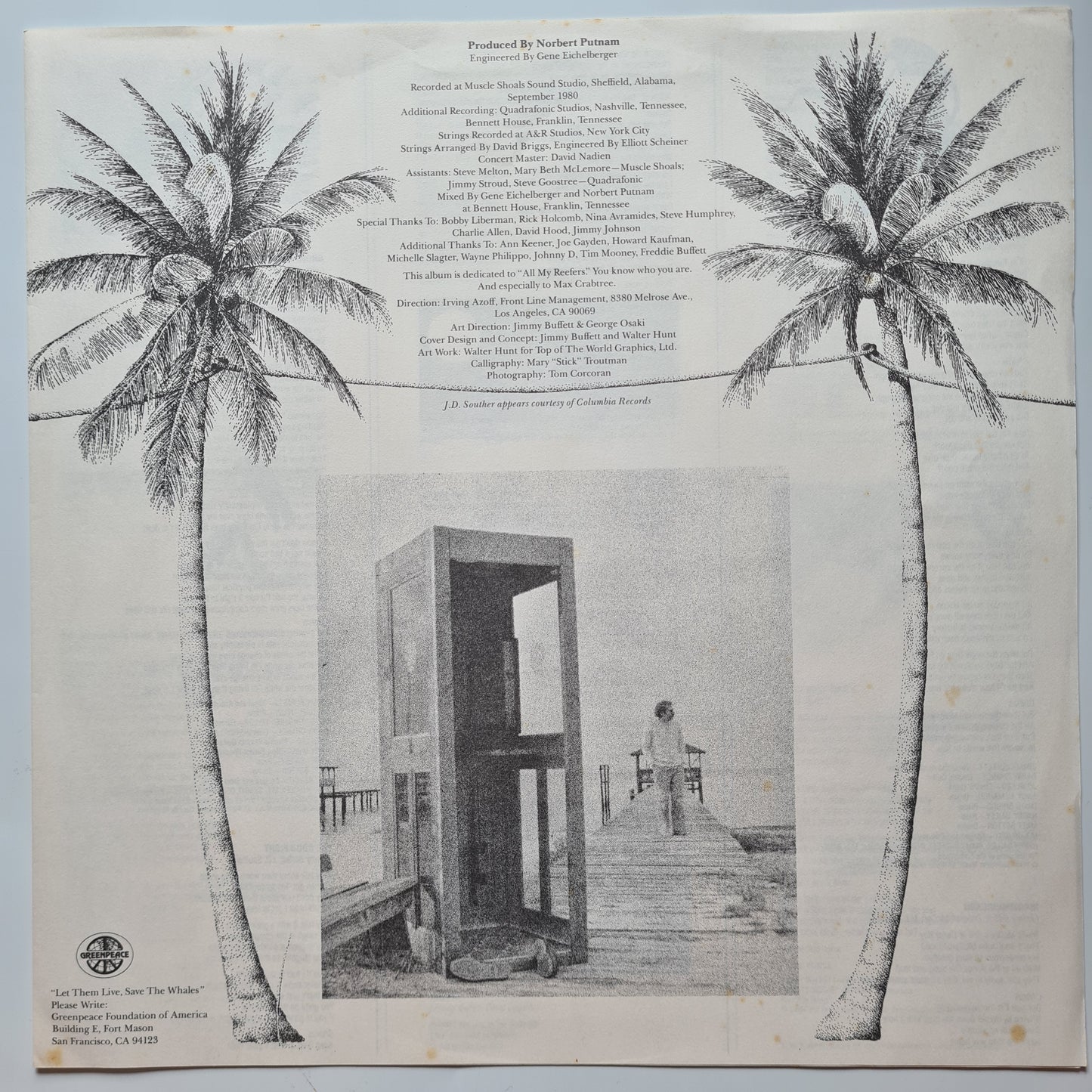 Jimmy Buffett – Coconut Telegraph - 1980 (1981 Australian Pressing) - Vinyl Record LP - Sound Hound Records
