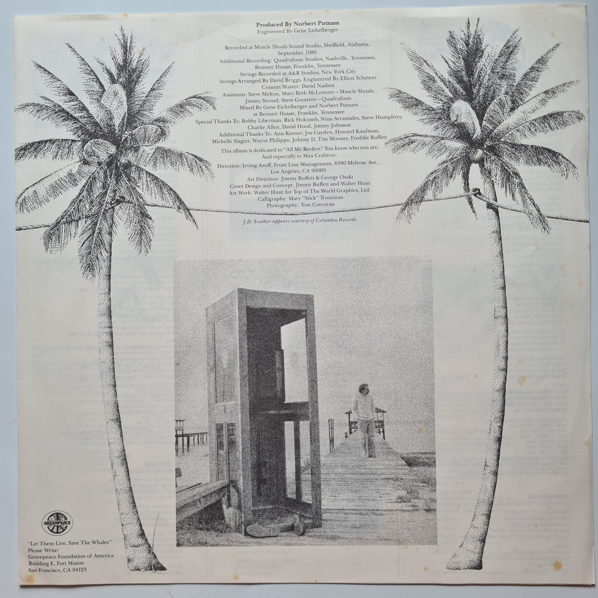 Jimmy Buffett – Coconut Telegraph - 1980 (1981 Australian Pressing) - Vinyl Record LP - Sound Hound Records