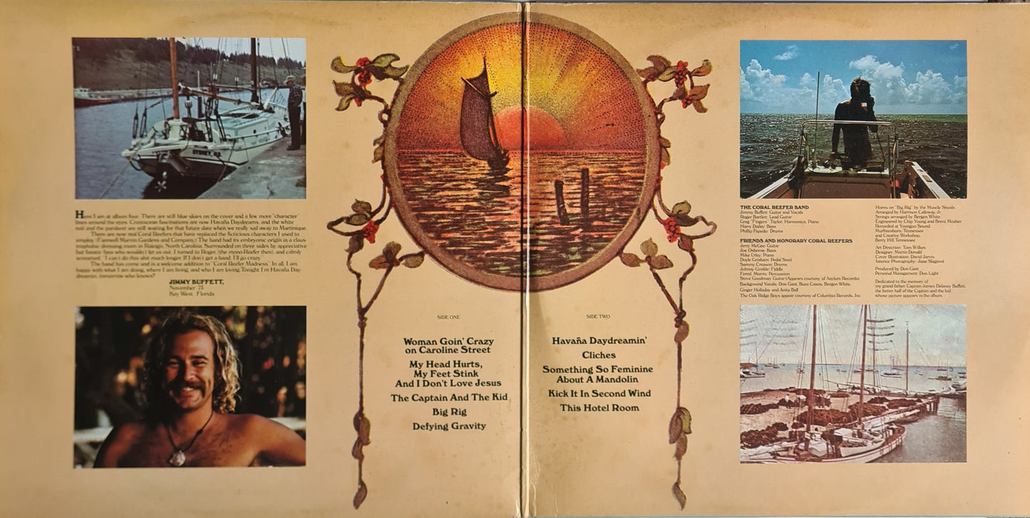 Jimmy Buffett –  Havana Daydreamin' - 1976 (Australian Pressing) - Vinyl Record LP (near mint) - Sound Hound Records