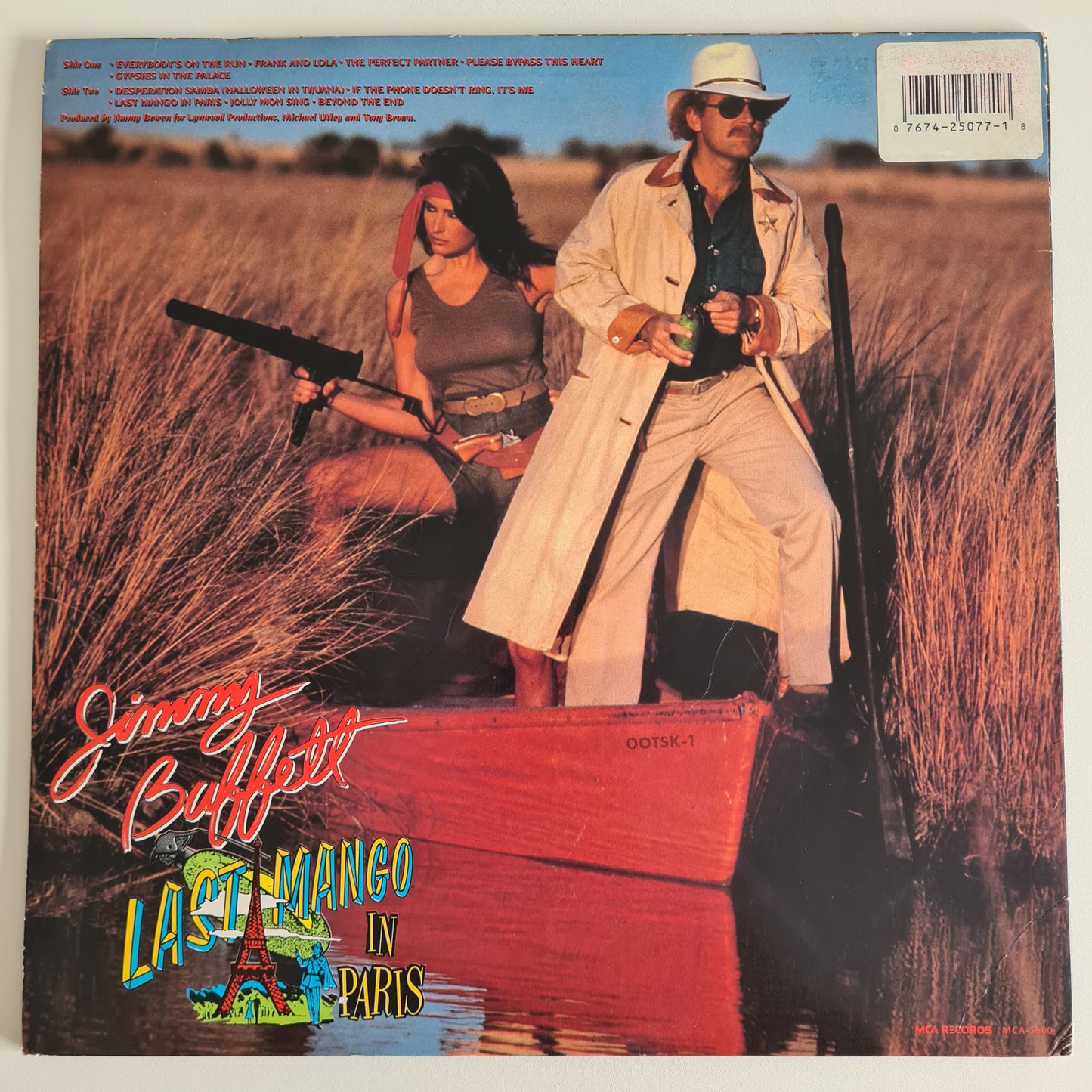 Jimmy Buffett – Last Mango in Paris - 1985 (USA Pressing) - Vinyl Record LP - Sound Hound Records