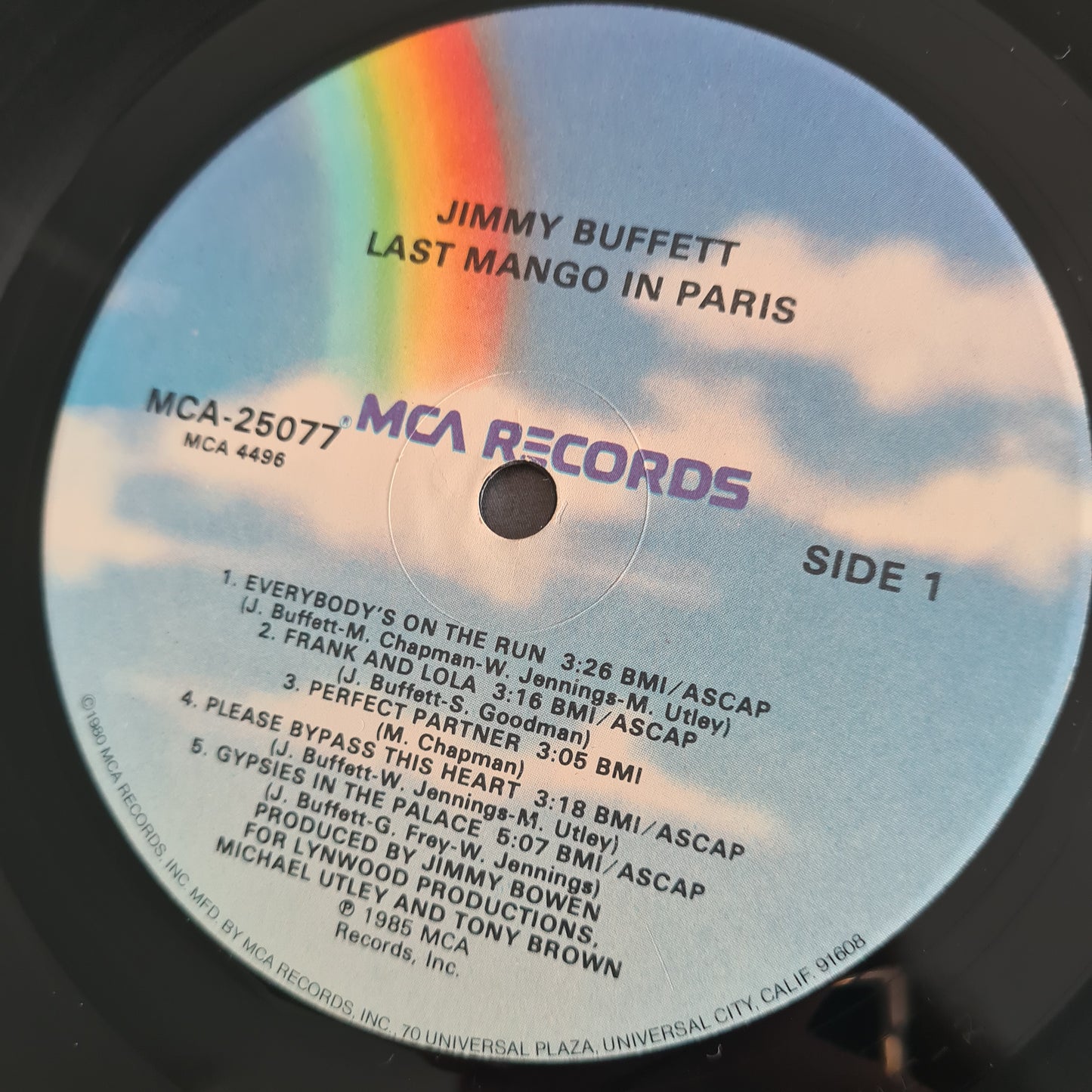 Jimmy Buffett – Last Mango in Paris - 1985 (USA Pressing) - Vinyl Record LP - Sound Hound Records