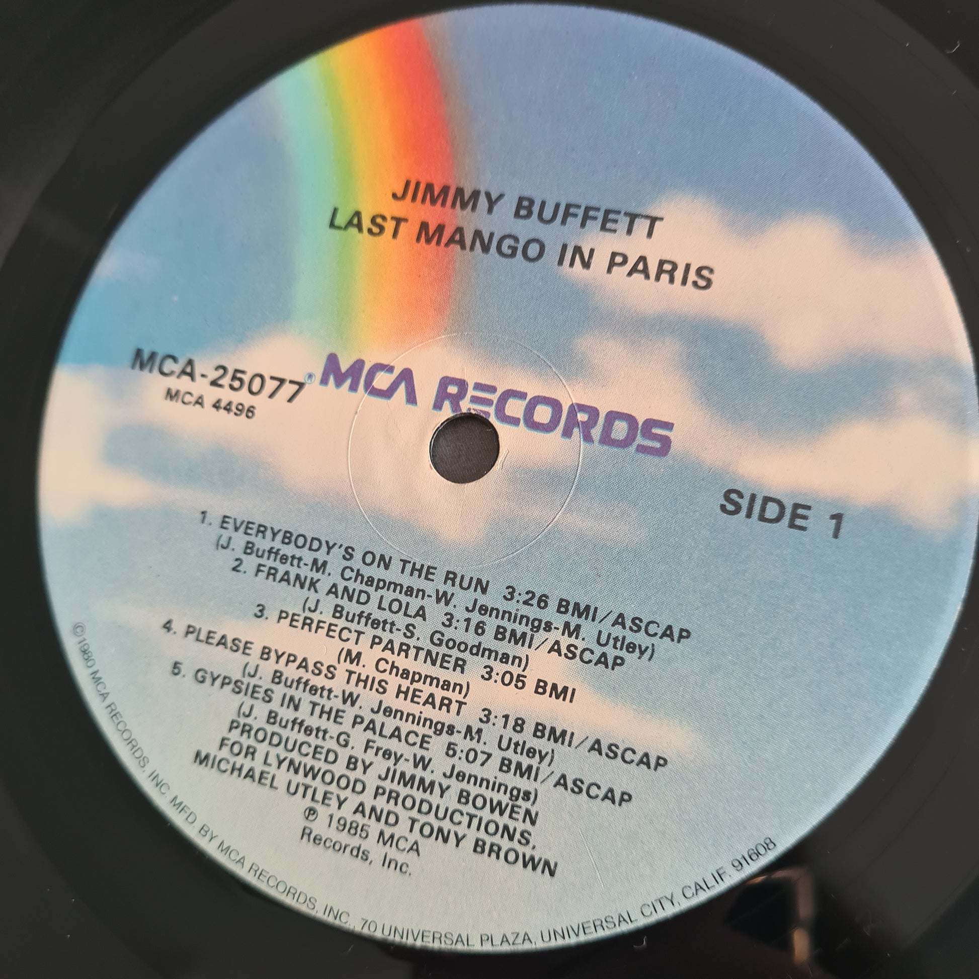 Jimmy Buffett – Last Mango in Paris - 1985 (USA Pressing) - Vinyl Record LP - Sound Hound Records