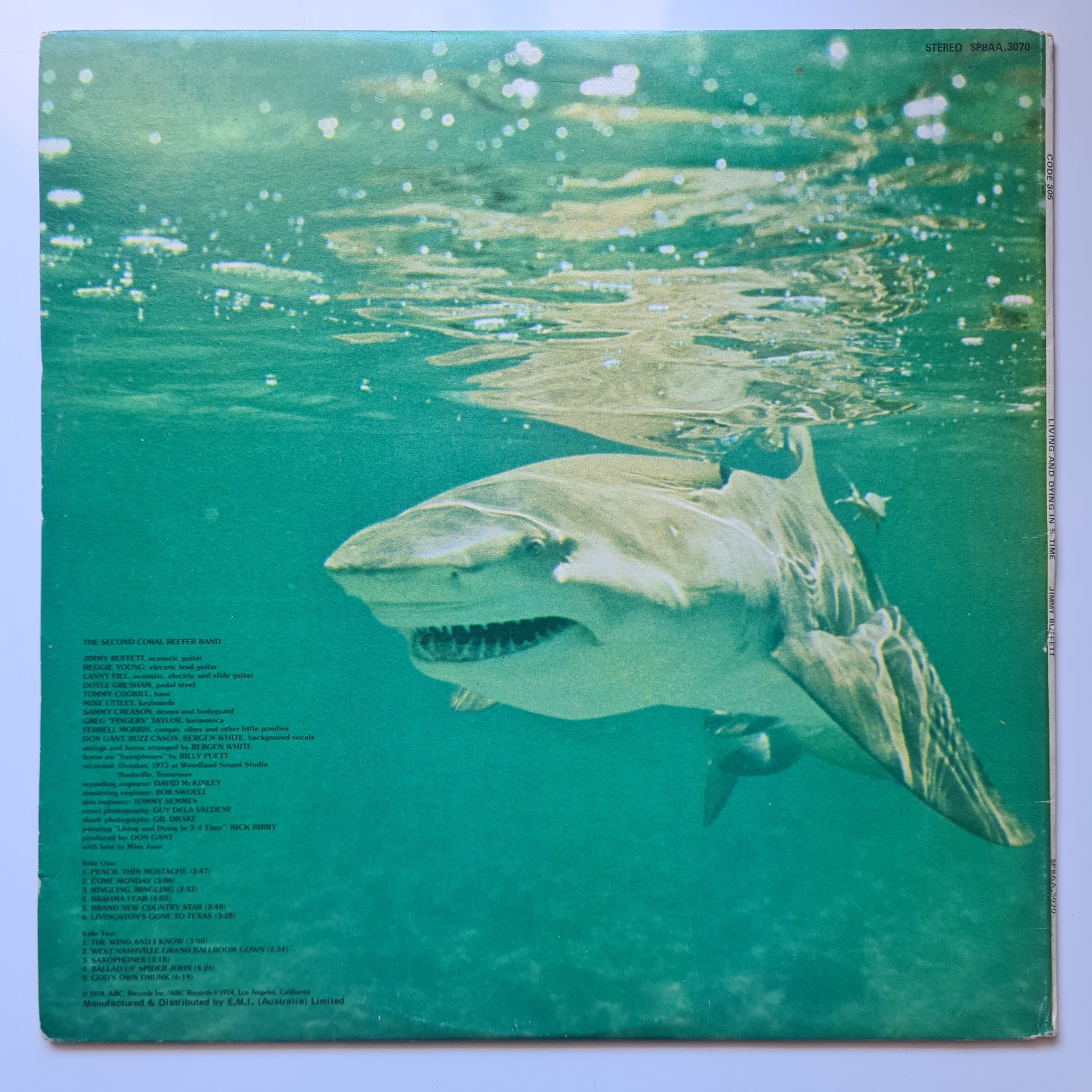 Jimmy Buffett – Living And Dying In 3/4 Time - 1974 - Vinyl Record LP (Gatefold) - Sound Hound Records
