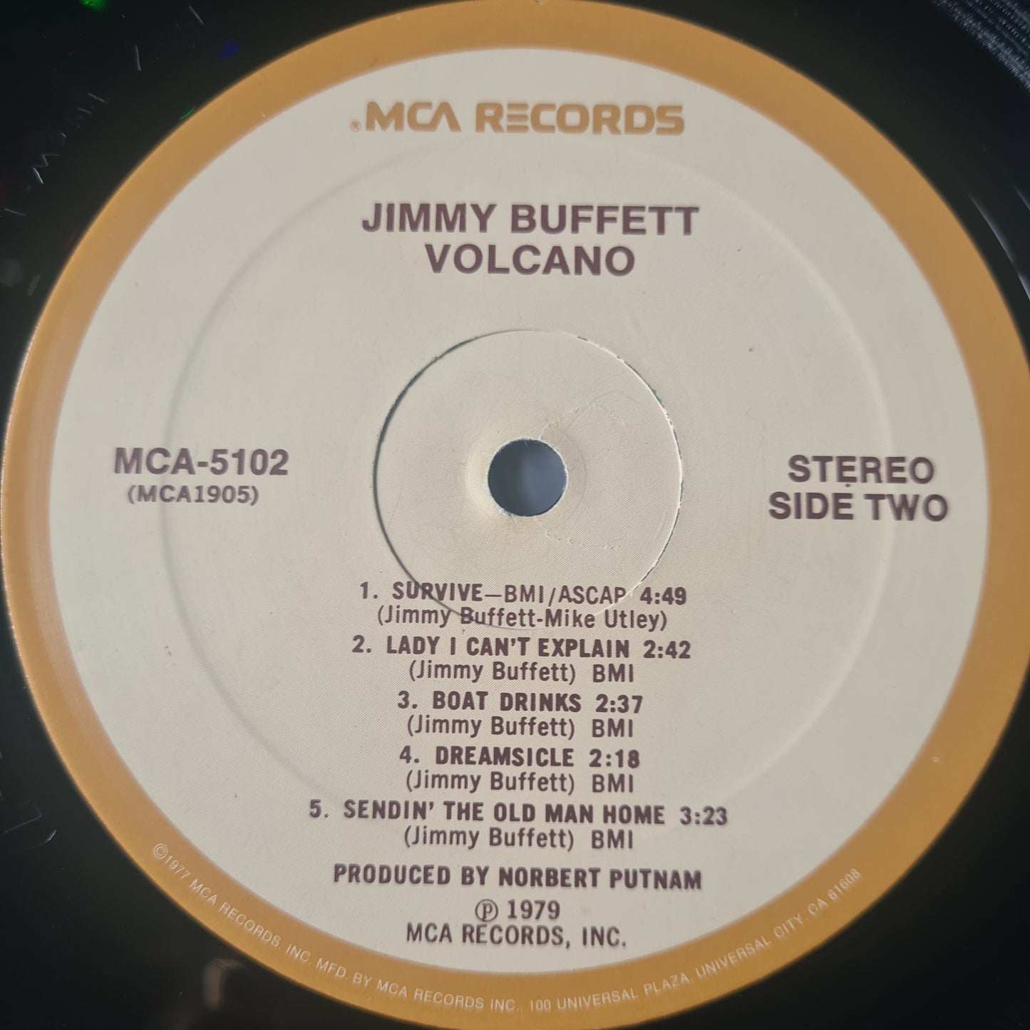 Jimmy Buffett – Volcano - 1979 (Gatefold USA Pressing) - Vinyl Record LP - Sound Hound Records