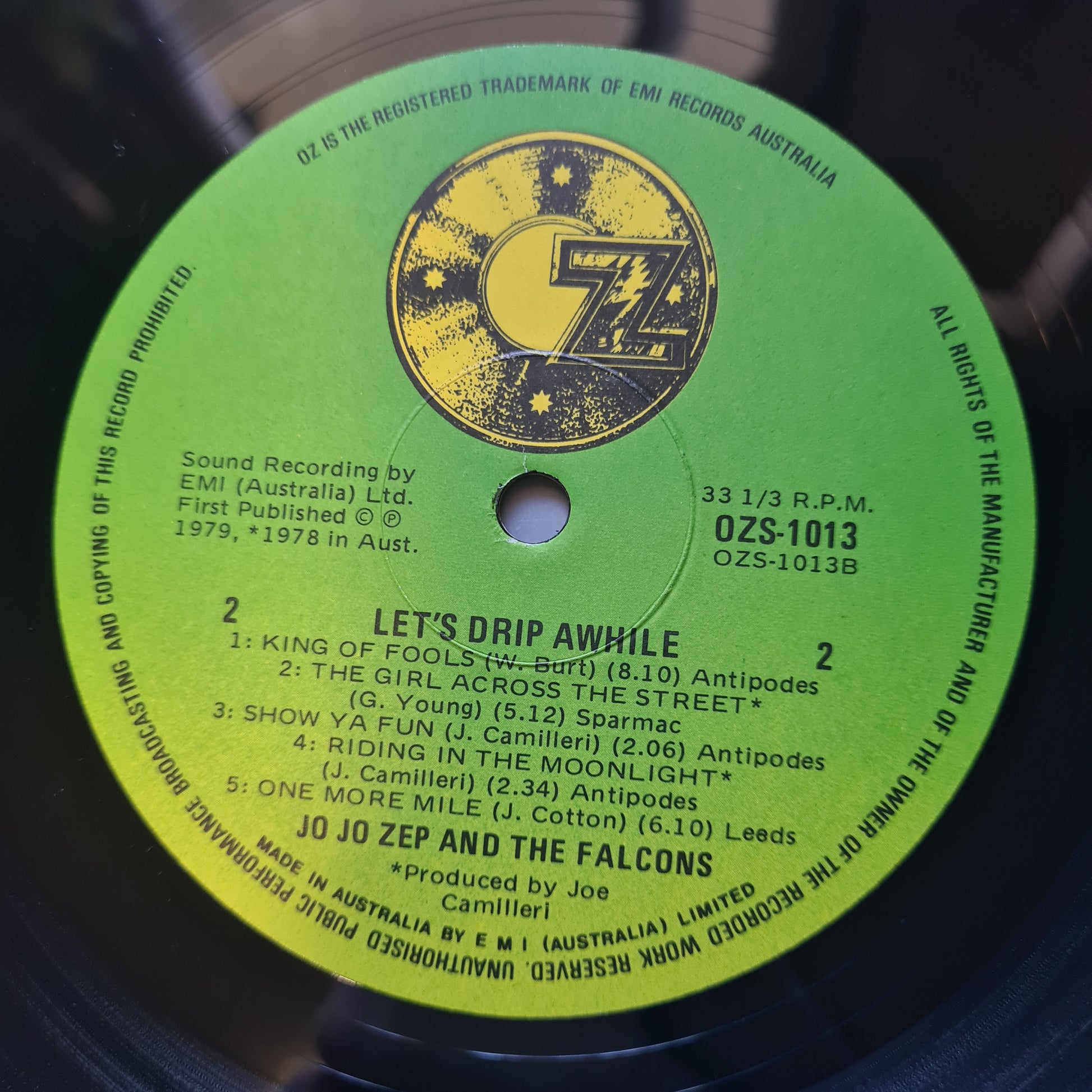 Jo Jo Zep & The Falcons – Let's Drip - 1976 - Vinyl Record LP (near mint) - Sound Hound Records