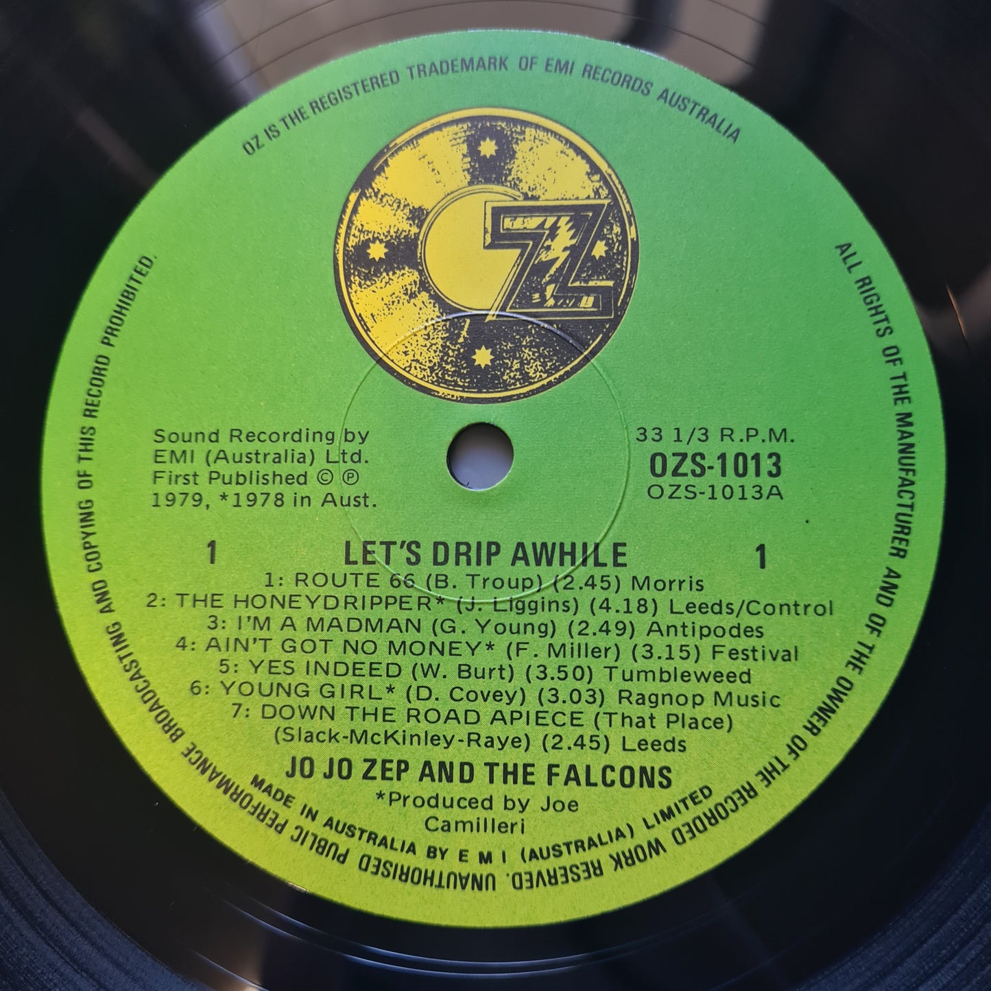 Jo Jo Zep & The Falcons – Let's Drip - 1976 - Vinyl Record LP (near mint) - Sound Hound Records