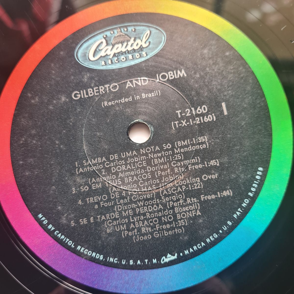 João Gilberto, Antonio Carlos Jobim – Gilberto & Jobim - 1960 (1964 USA Pressing)- Vinyl Record LP 🇧🇷