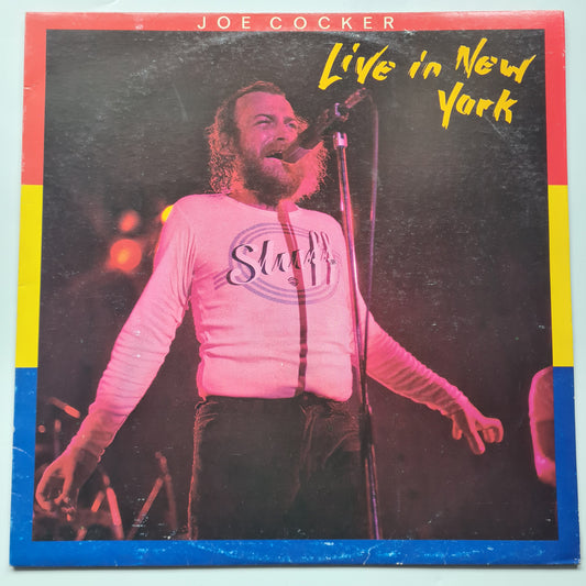 Joe Cocker – Live In New York - 1981 - Vinyl Record LP - Sound Hound Records