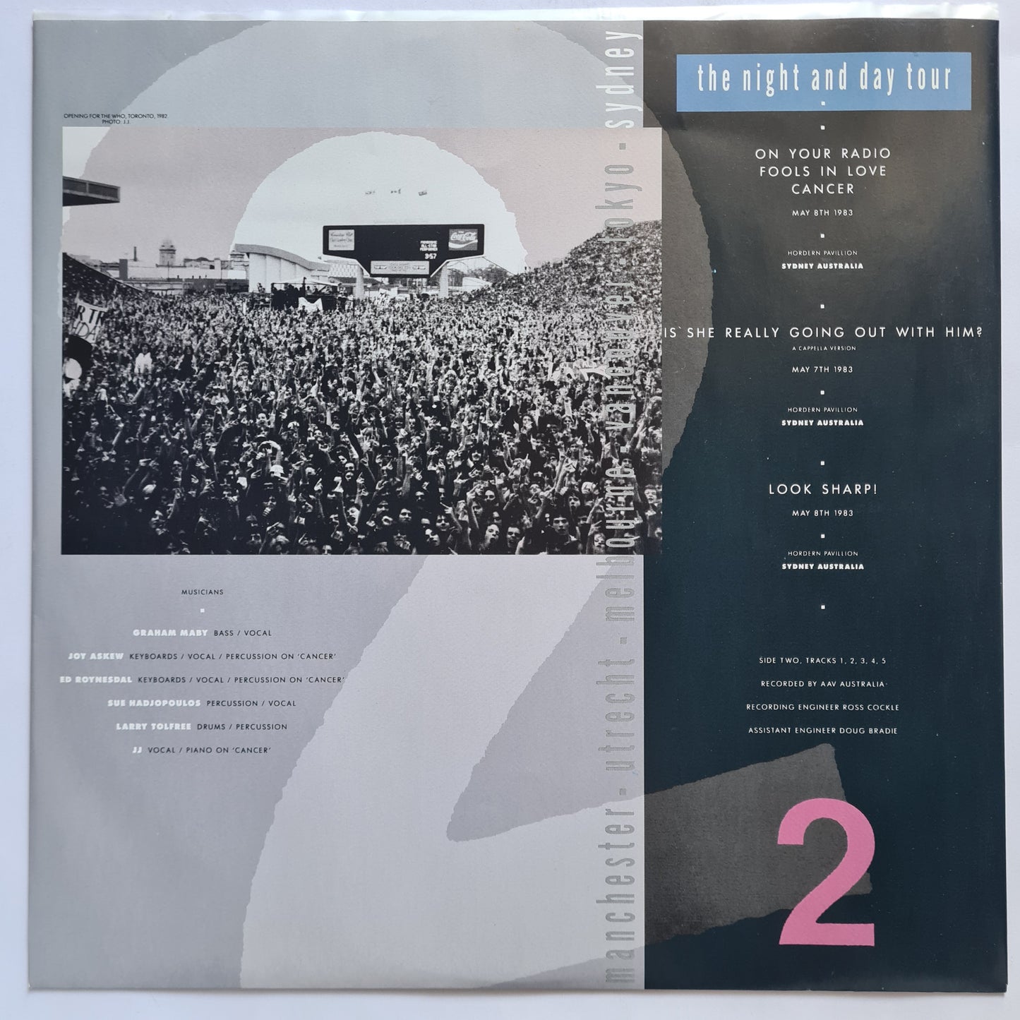 Joe Jackson – Live 1980/86 - 1988 - Vinyl Record 2LP - Sound Hound Records