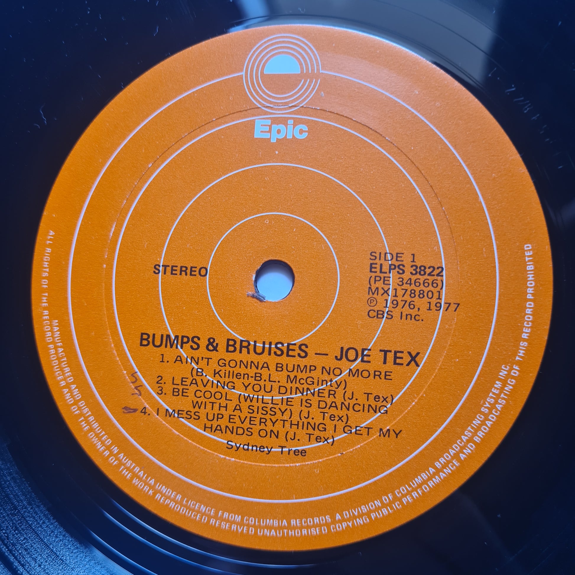 Joe Tex – Bumps & Bruises - 1977 - Vinyl Record LP - Sound Hound Records