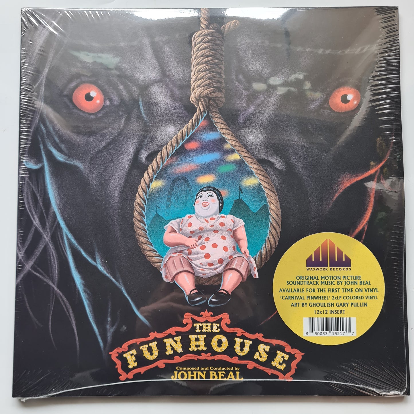 John Beal – The Funhouse (Original Motion Picture Soundtrack Music)- 1981 (2023 Carnival Pinwheel Coloured Vinyl US Pressing)- Vinyl Record 2LP - Sound Hound Records