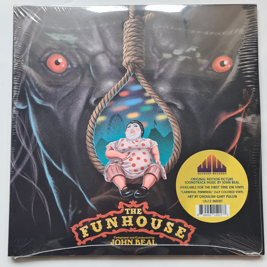 John Beal – The Funhouse (Original Motion Picture Soundtrack Music)- 1981 (2023 Carnival Pinwheel Coloured Vinyl US Pressing)- Vinyl Record 2LP - Sound Hound Records