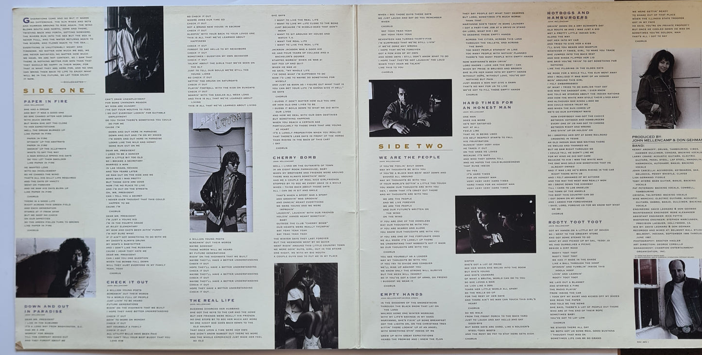 John Cougar Mellencamp – Lonesome Jubilee - 1987 - Vinyl Record LP - Sound Hound Records