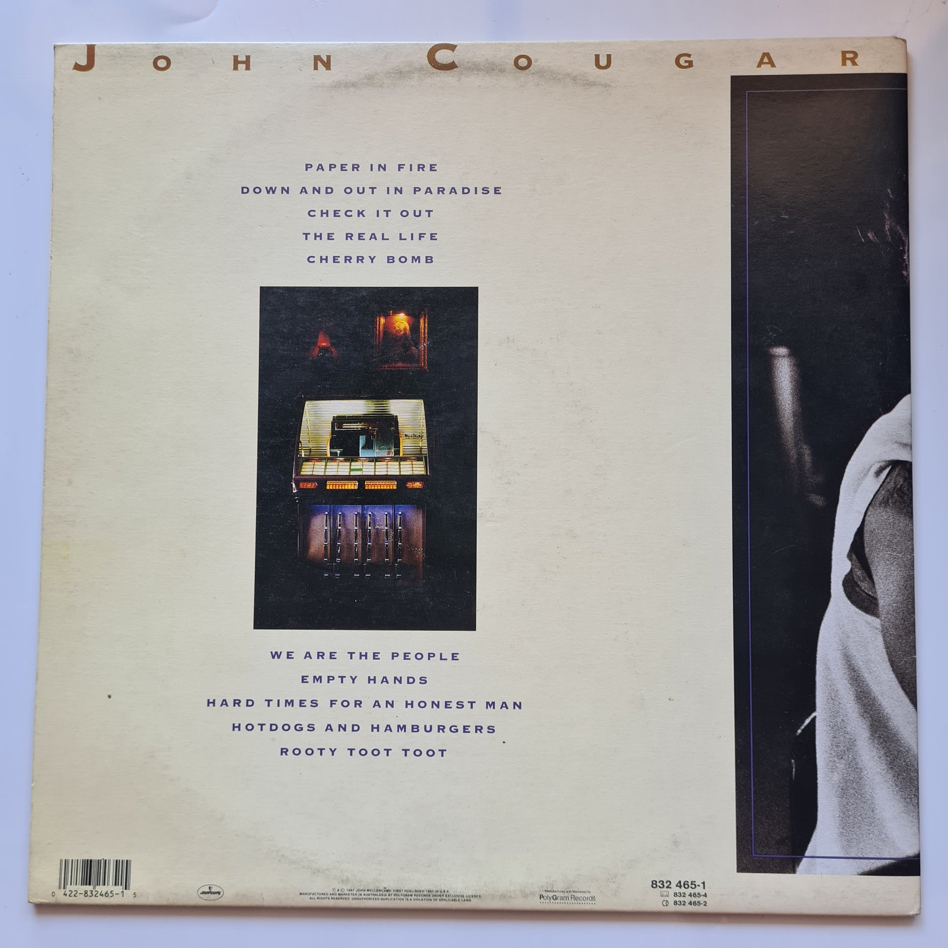 John Cougar Mellencamp – Lonesome Jubilee - 1987 - Vinyl Record LP - Sound Hound Records