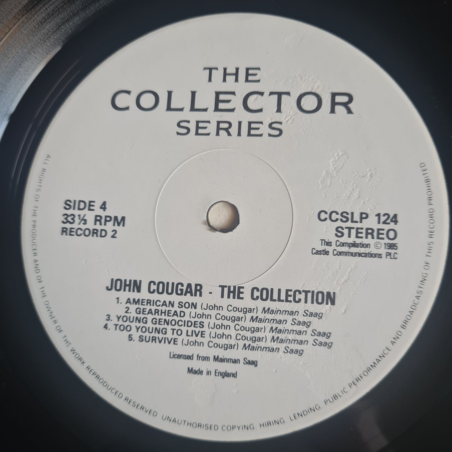 John Cougar – The Collection - 1985 - Vinyl Record 2LP - Sound Hound Records