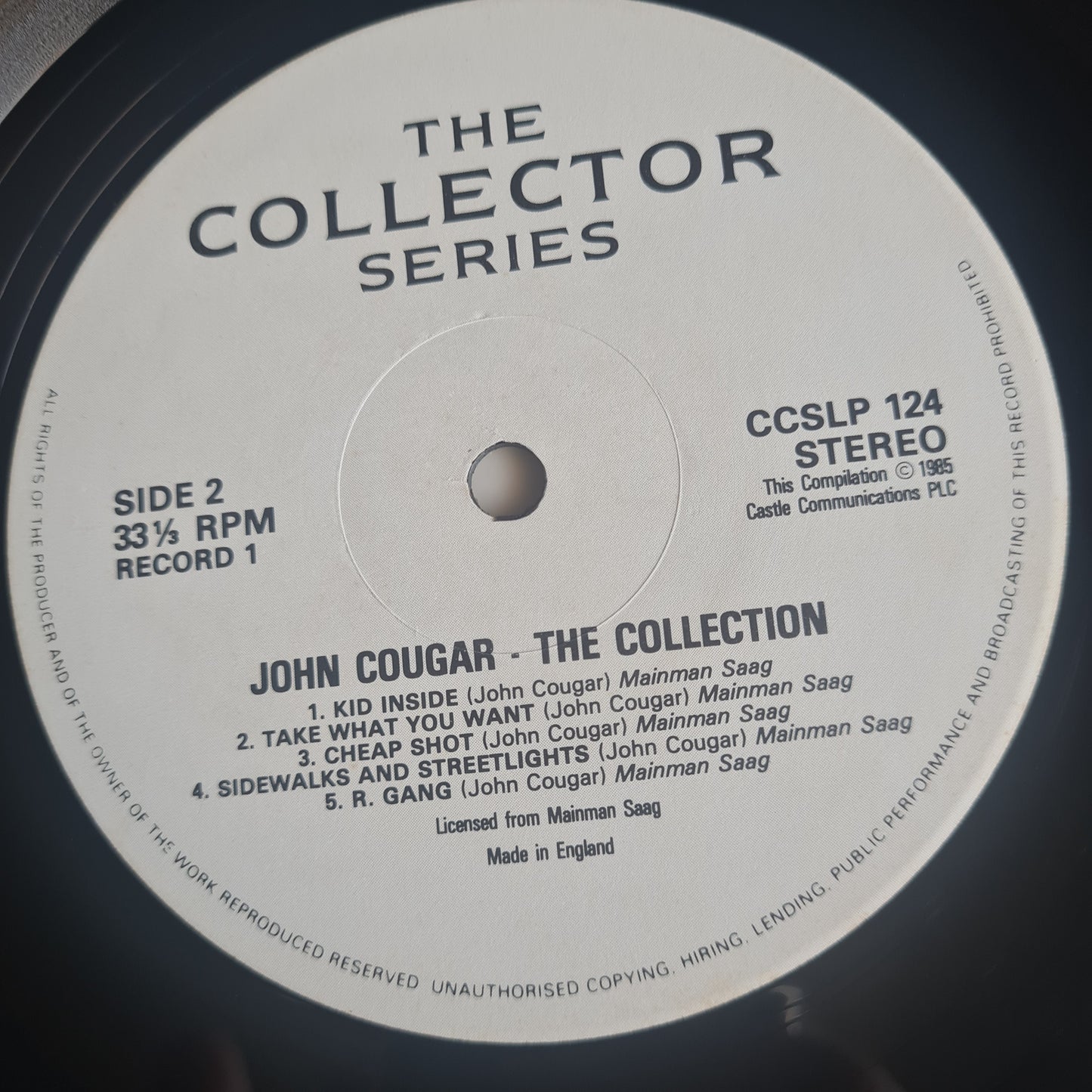 John Cougar – The Collection - 1985 - Vinyl Record 2LP - Sound Hound Records