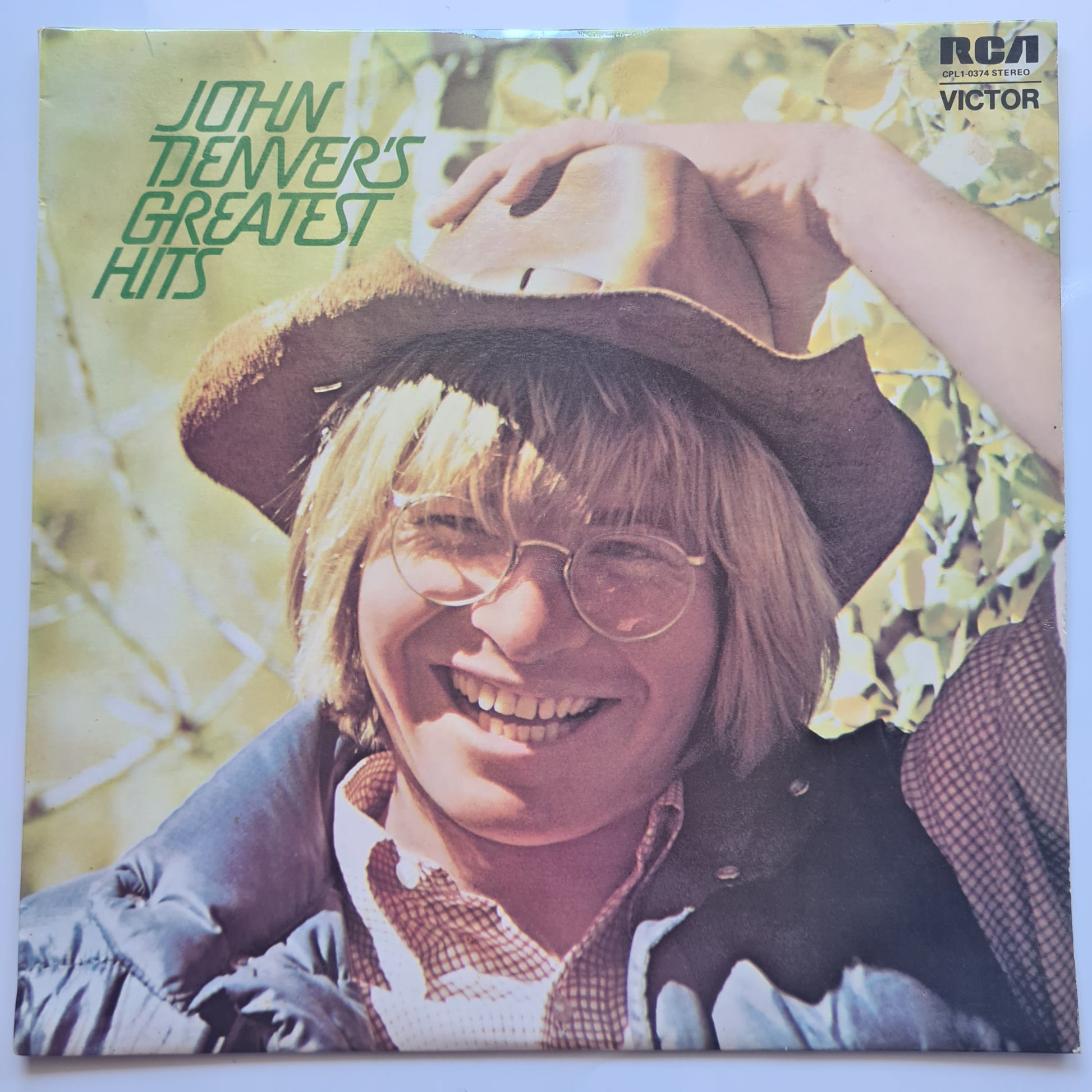 John Denver – John Denver's Greatest Hits - 1973 - Vinyl Record LP - Sound Hound Records
