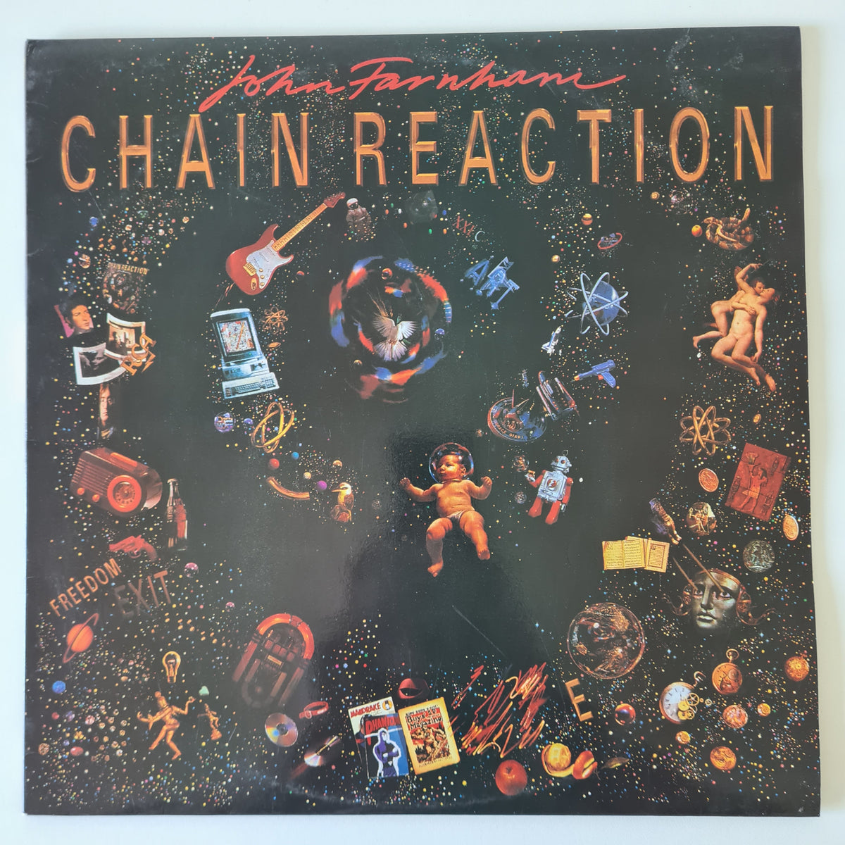 John Farnham – Chain Reaction - 1990 - Vinyl Record LP - Sound Hound Records