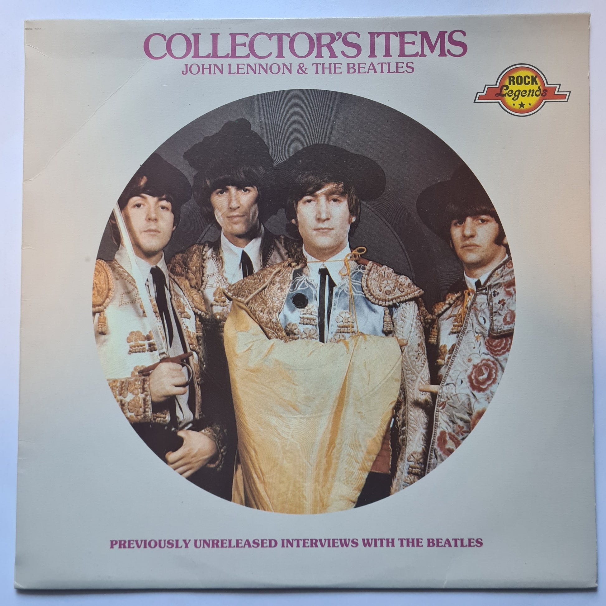 John Lennon & The Beatles – Previously Unreleased Interviews - 1983 New Zealand pressing - Vinyl Record LP - Sound Hound Records