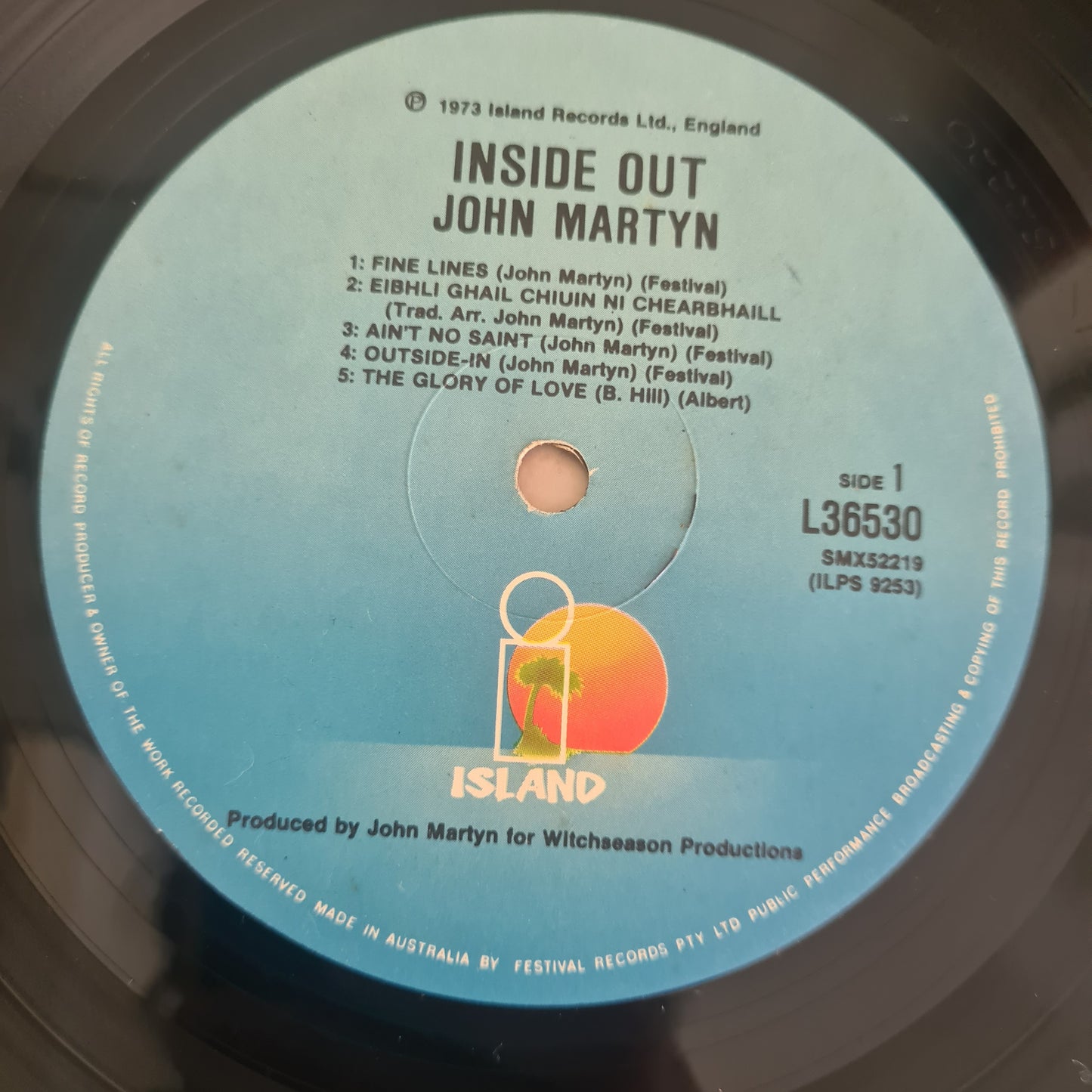 John Martyn  – Inside Out - 1973 (1978 First Australian Pressing) - Vinyl Record LP (Gatefold) - Sound Hound Records