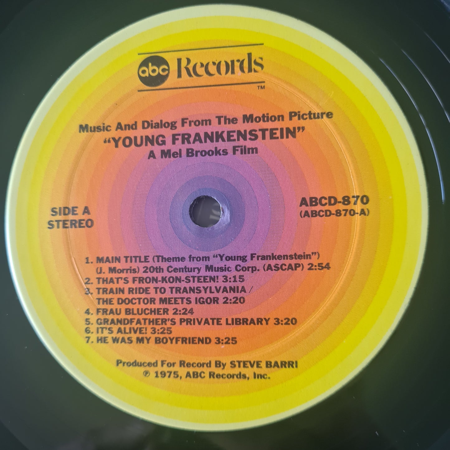 John Morris – Dialogue & Music From Original Soundtrack Of "Young Frankenstein" - 1975 (USA 1st Terre Haute Pressing) - Vinyl Record LP - Sound Hound Records