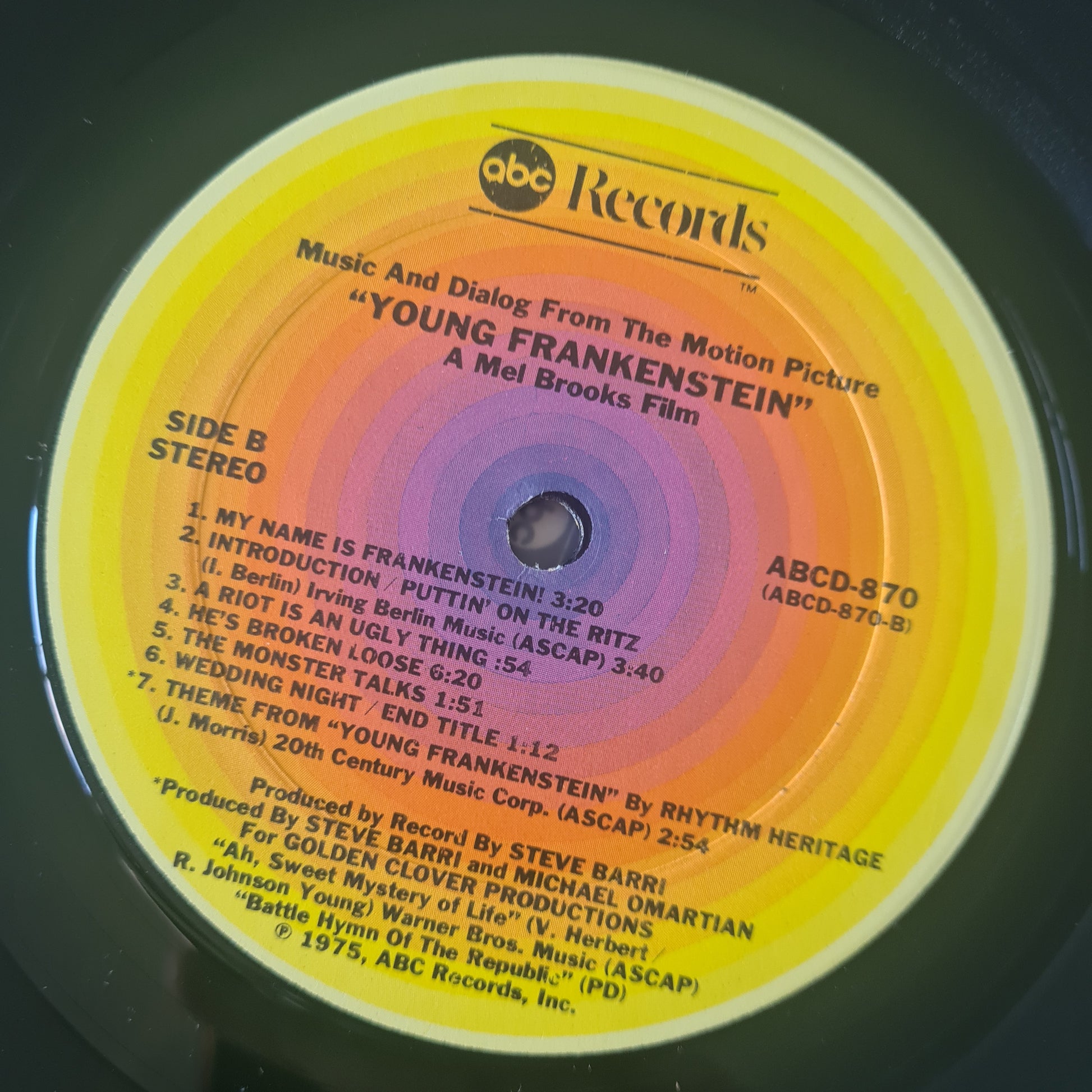 John Morris – Dialogue & Music From Original Soundtrack Of "Young Frankenstein" - 1975 (USA 1st Terre Haute Pressing) - Vinyl Record LP - Sound Hound Records