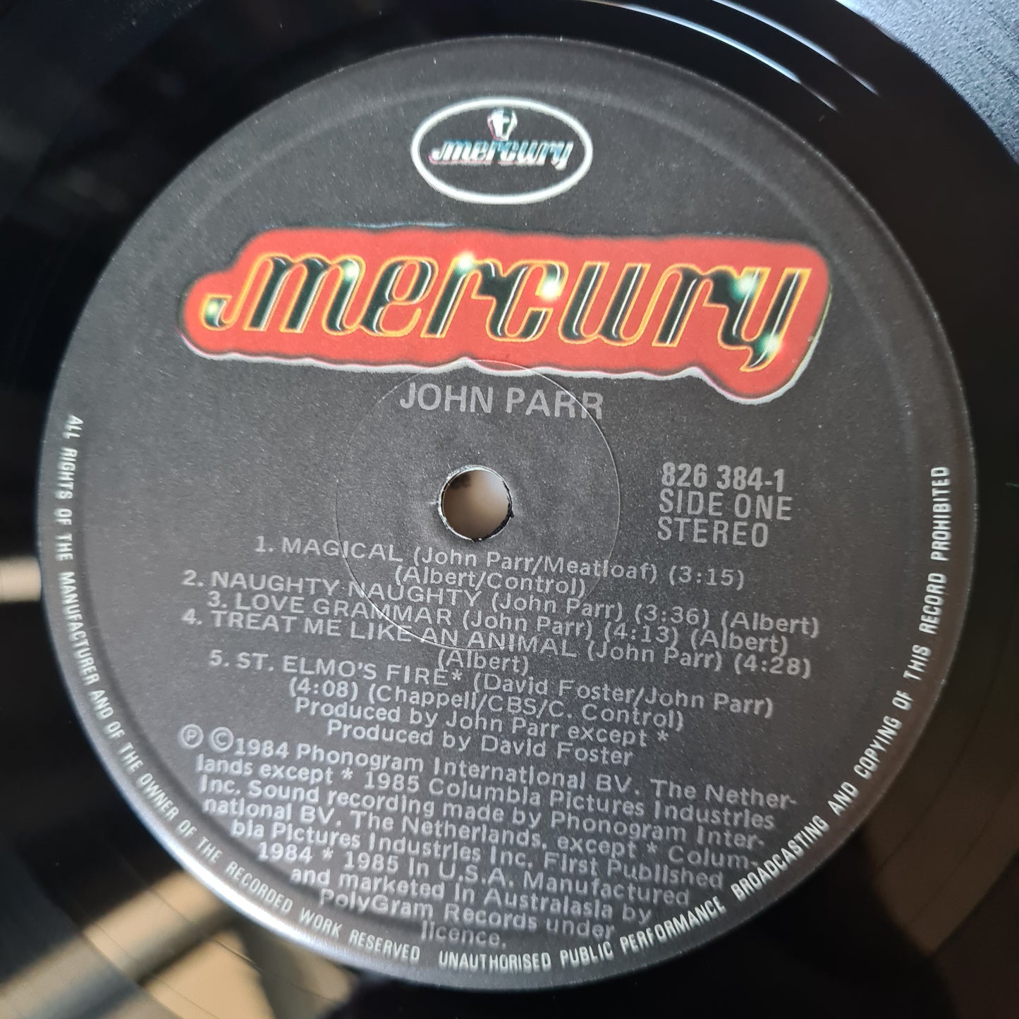 John Parr – John Parr (St. Elmos Fire) - 1985 - Vinyl Record LP - Sound Hound Records