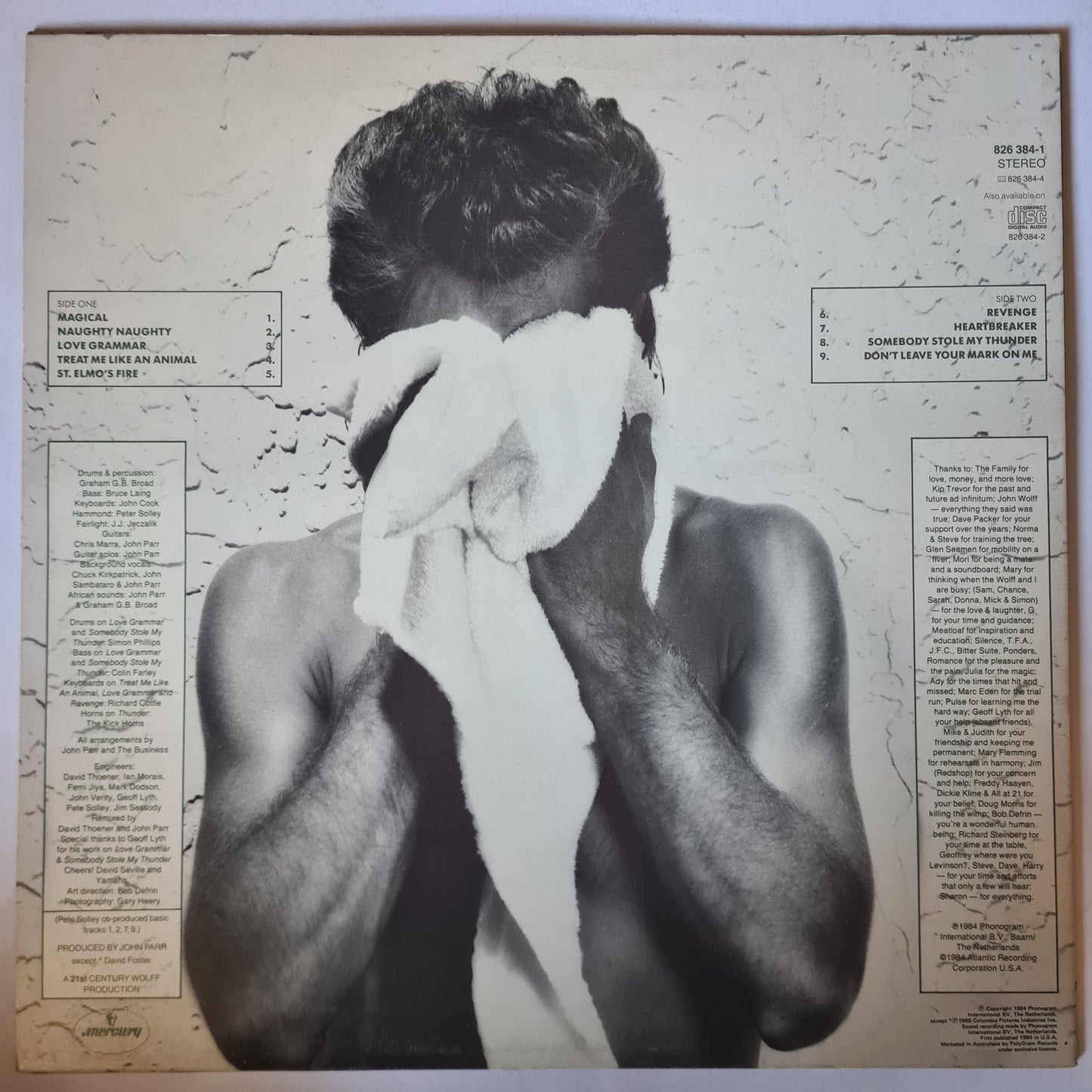 John Parr – John Parr (St. Elmos Fire) - 1985 - Vinyl Record LP - Sound Hound Records