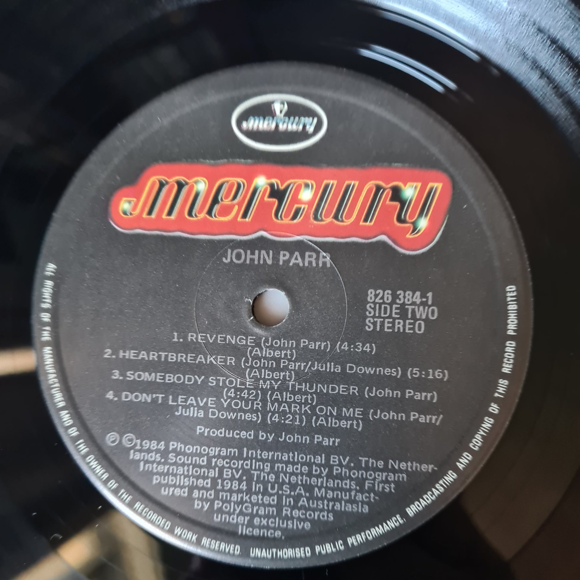 John Parr – John Parr (St. Elmos Fire) - 1985 - Vinyl Record LP - Sound Hound Records