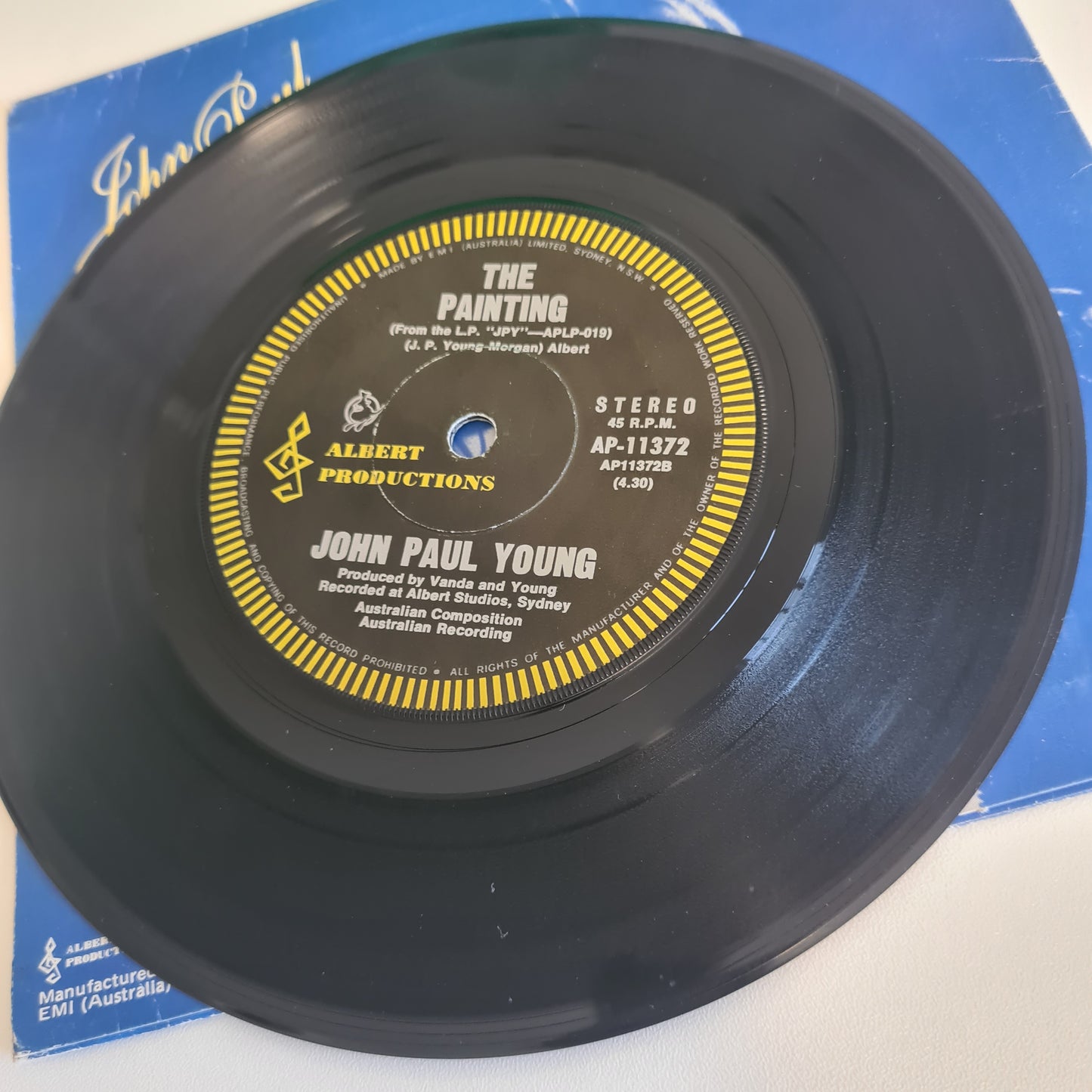 John Paul Young – I Wanna Do It With You - 1977 - Vinyl Record 7" Single - 45 RPM - Sound Hound Records