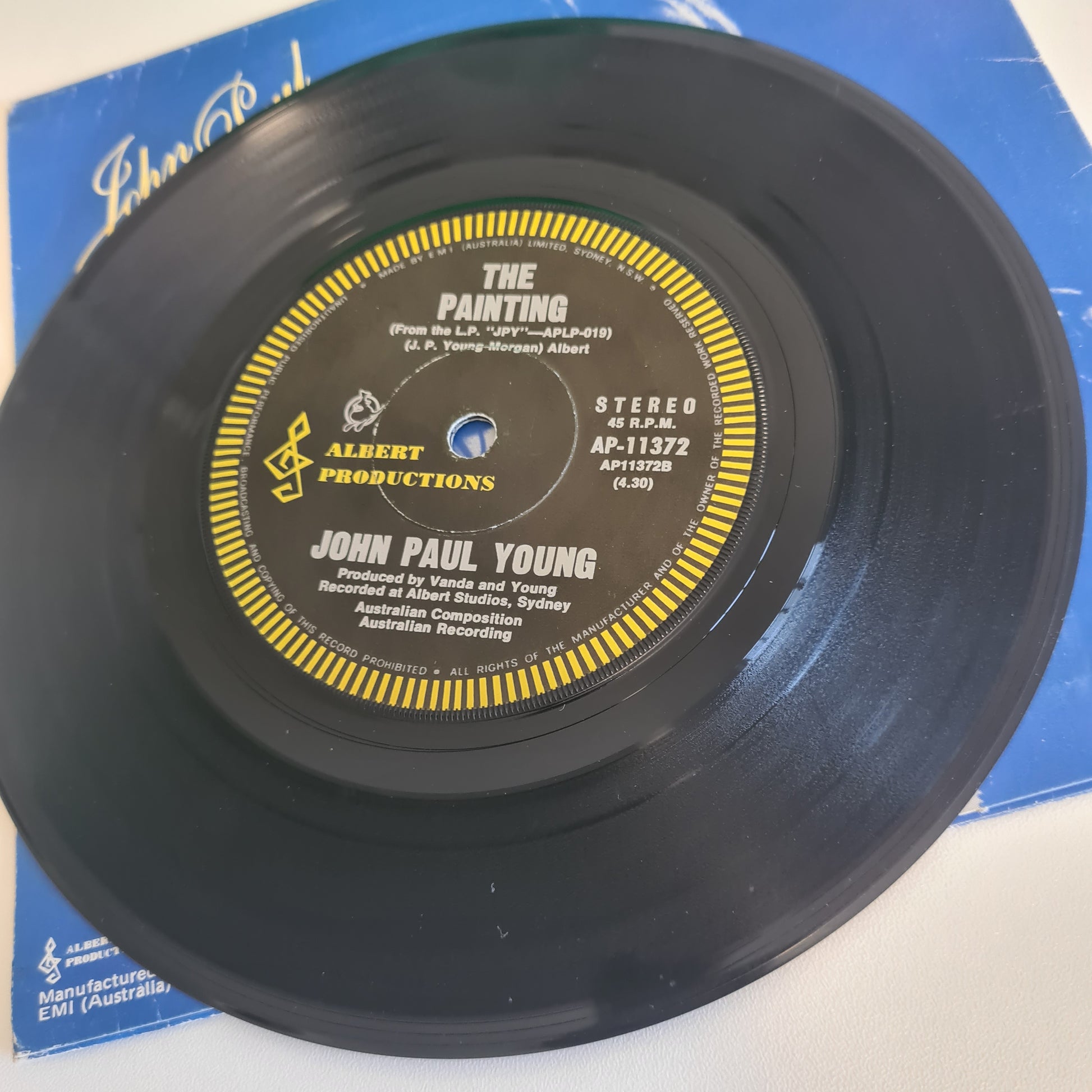 John Paul Young – I Wanna Do It With You - 1977 - Vinyl Record 7" Single - 45 RPM - Sound Hound Records