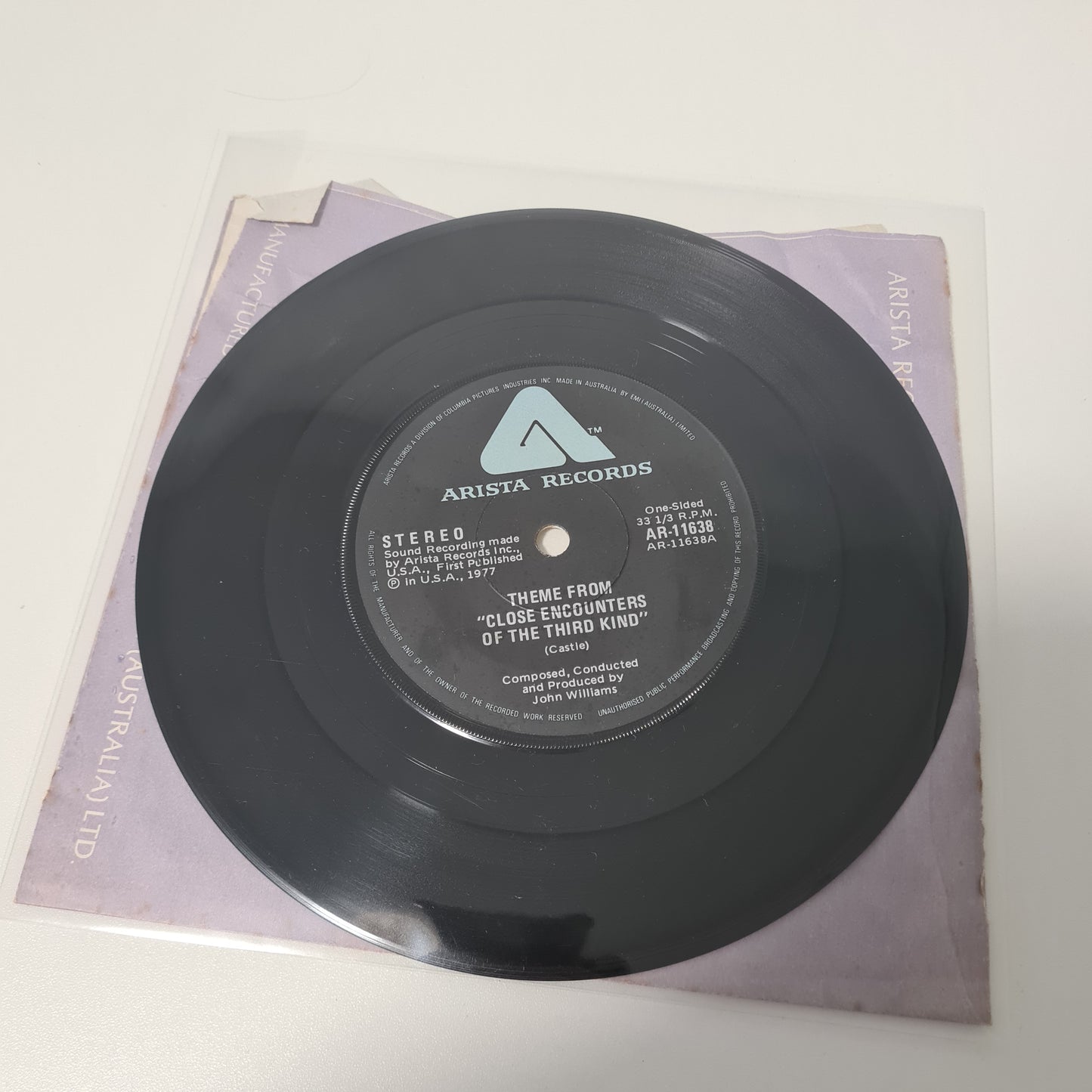 John Williams – Close Encounters Of The Third Kind (Original Motion Picture Soundtrack)- 1977 (Japanese Pressing) - Vinyl Record LP with BONUS Single - Sound Hound Records