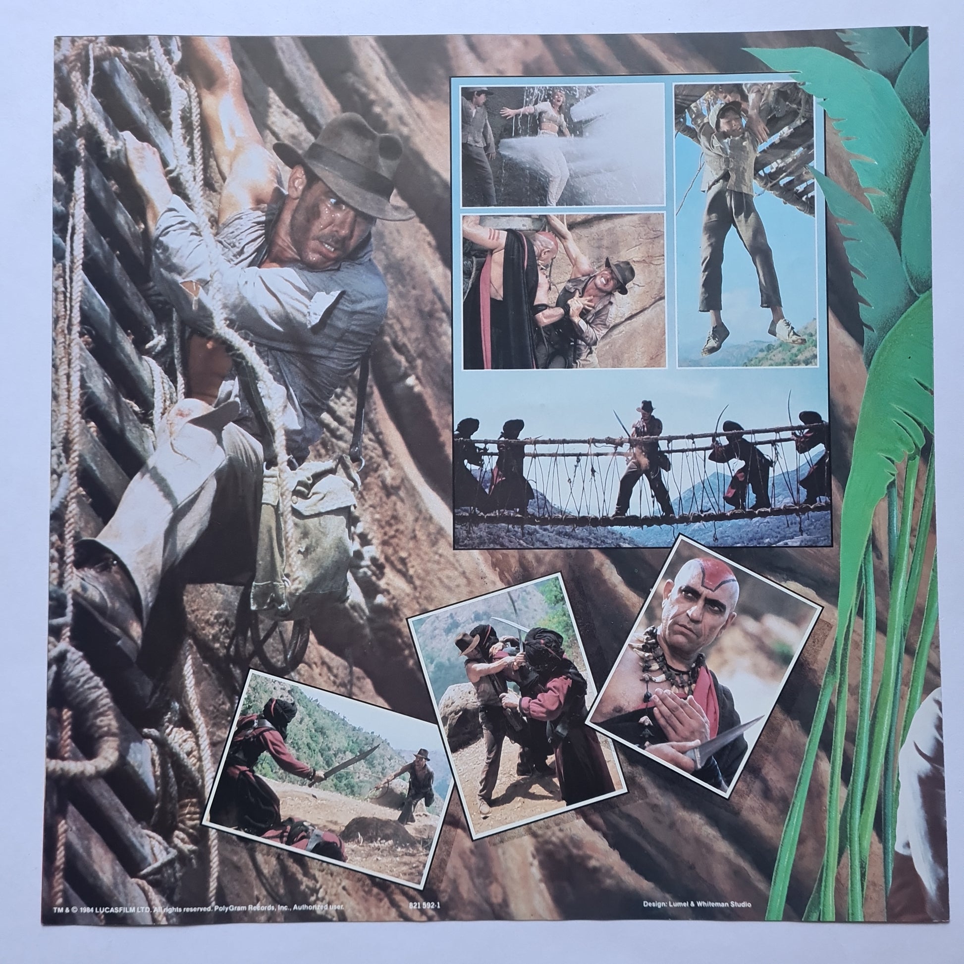 John Williams – Indiana Jones And The Temple Of Doom (The Original Motion Picture Soundtrack)- 1984 - Vinyl Record LP - Sound Hound Records
