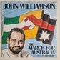 John Williamson – The March For Australia A New Beginning - 1987 - Vinyl Record 12" Maxi Single - Sound Hound Records