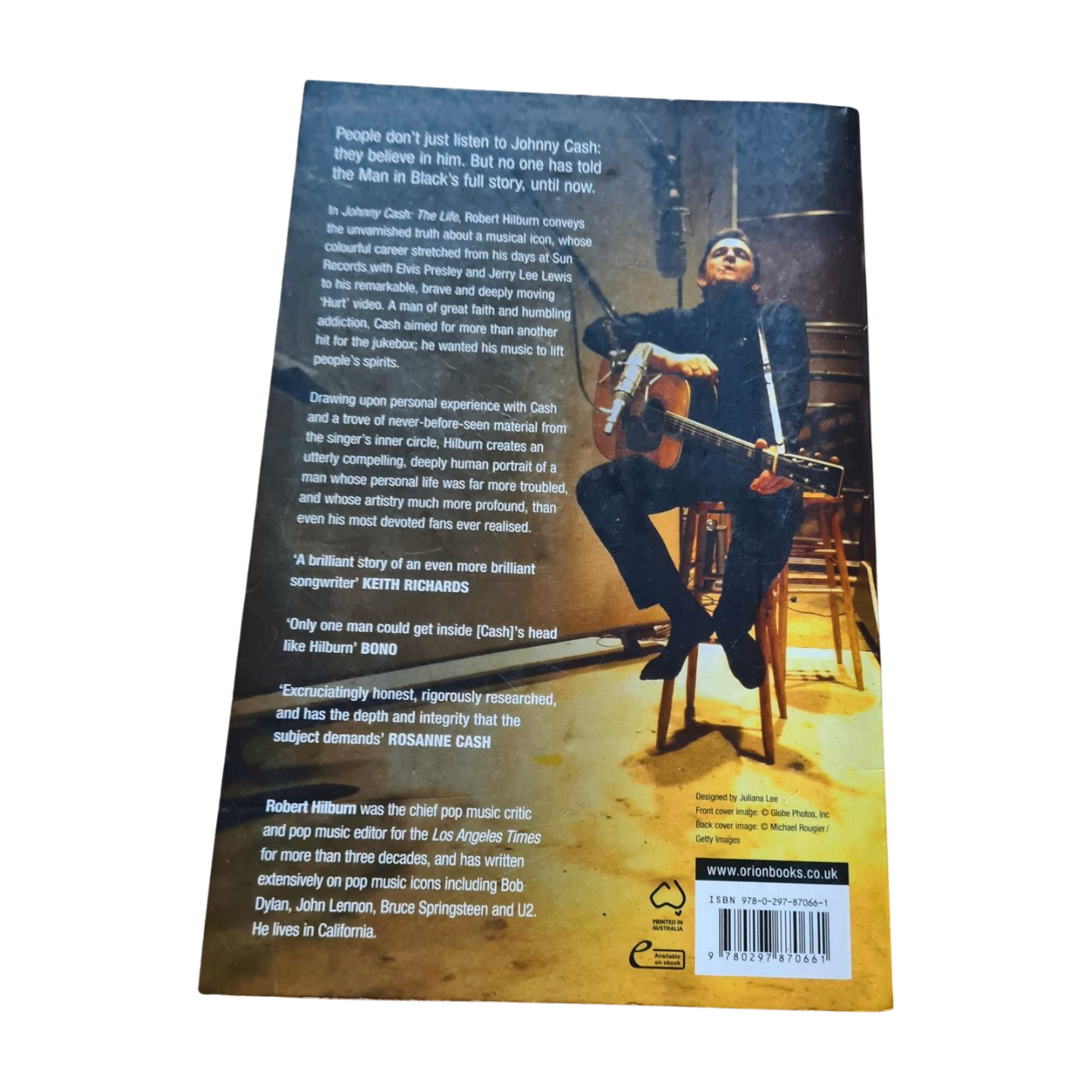 Johnny Cash - The Life - Paperback Book - Sound Hound Records