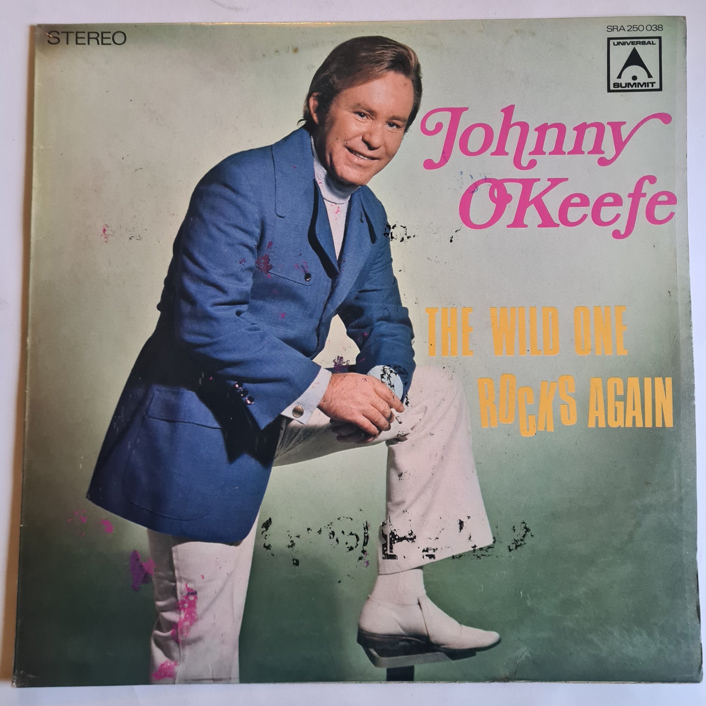 Johnny O'Keefe – The Wild One Rocks Again - 1972 - Vinyl Record LP - Sound Hound Records