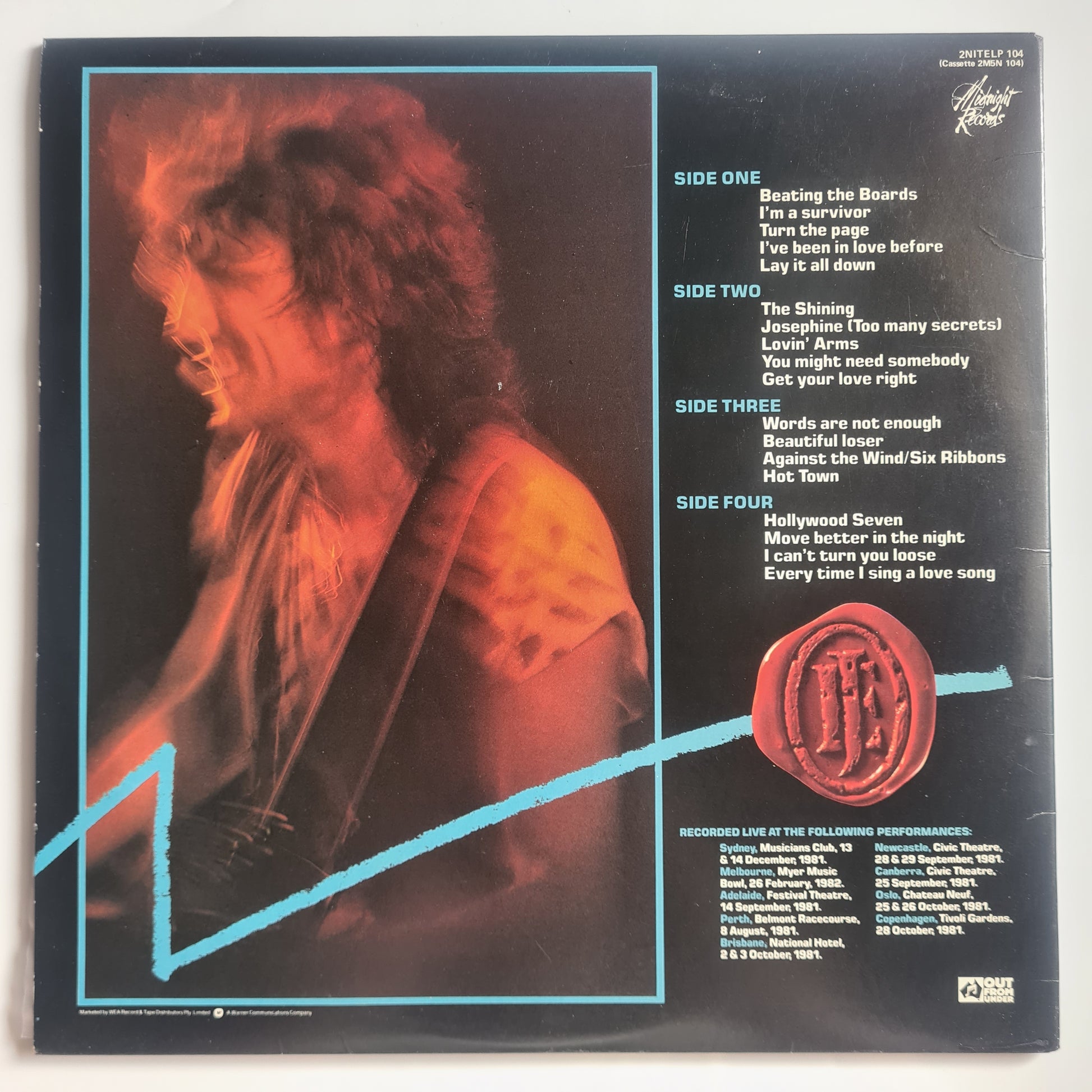 Jon English – Beating The Boards (Live) - 1983 (2 LP Gatefold) - Vinyl Record (EX) - Sound Hound Records