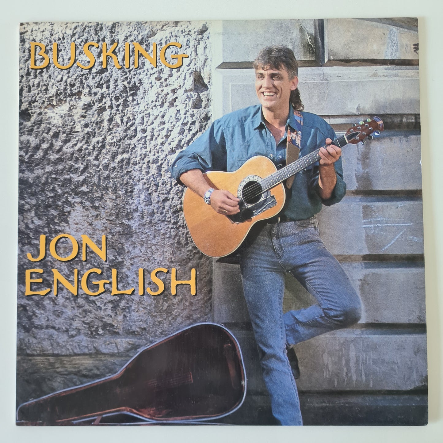 Jon English – Busking - 1989 - Vinyl Record LP (near mint) - Sound Hound Records