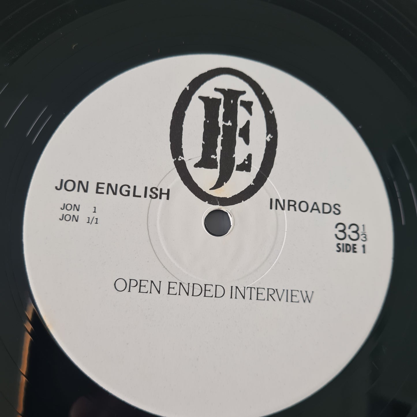 Jon English – Inroads: Radio Special- 1981 - Vinyl Record LP - Sound Hound Records