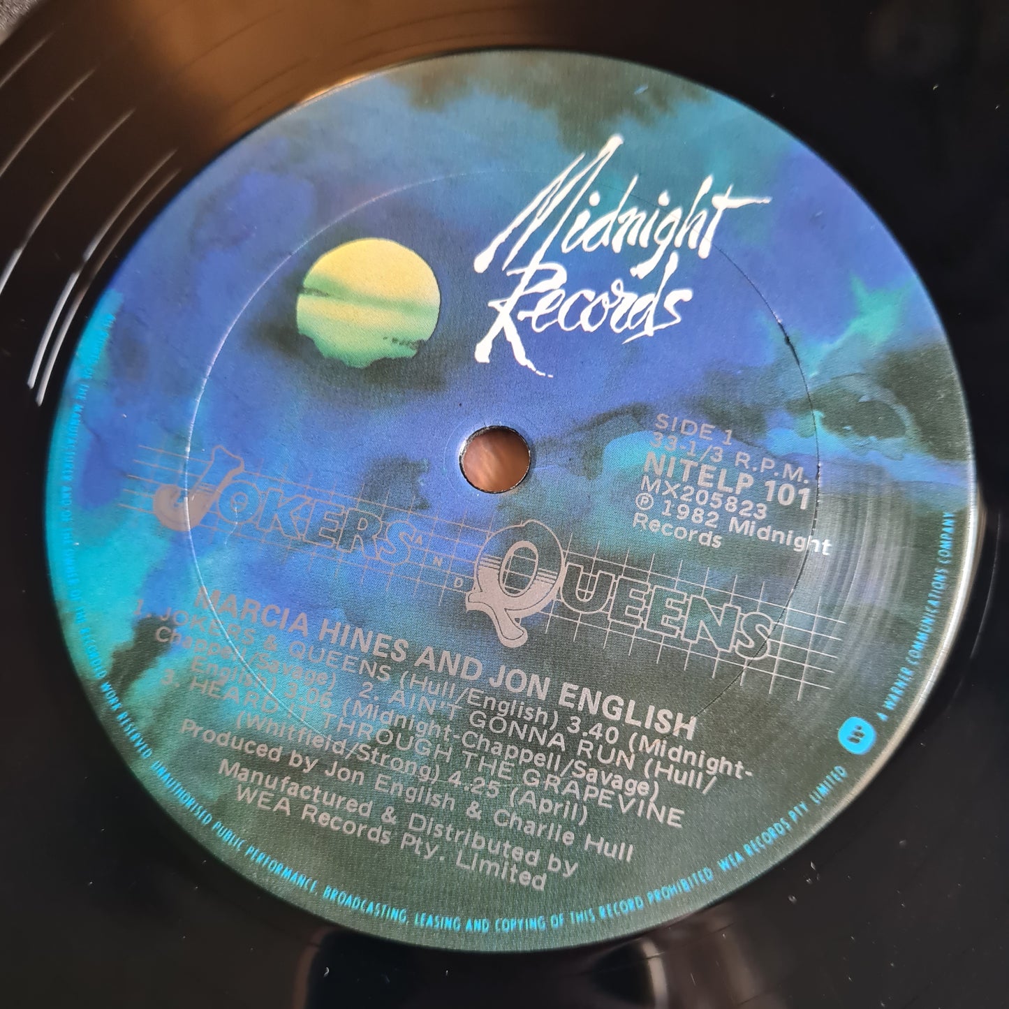 Jon English & Marcia Hines – Jokers And Queens - 1982 - Vinyl Record LP - Sound Hound Records