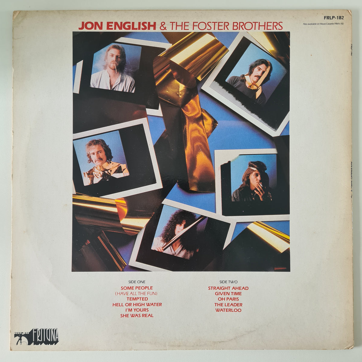 Jon English & The Foster Brothers – Some People... - 1983 - Vinyl Record LP - Sound Hound Records