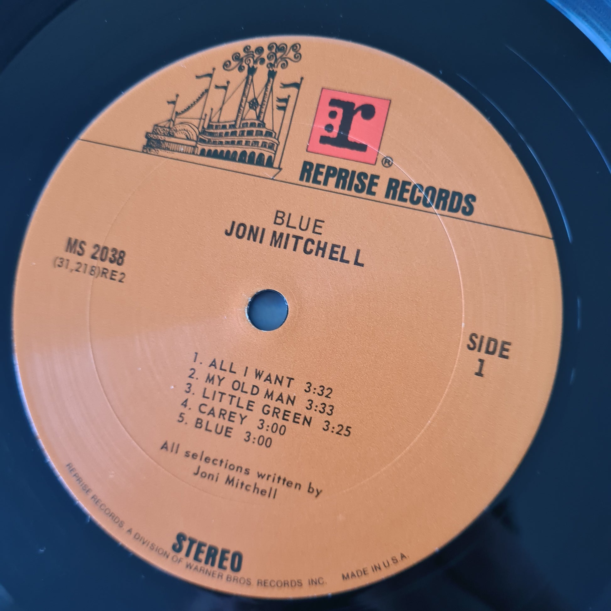 Joni Mitchell – Blue - 1971 (Original USA Pressing) - Vinyl Record LP (Gatefold Cover) - Sound Hound Records
