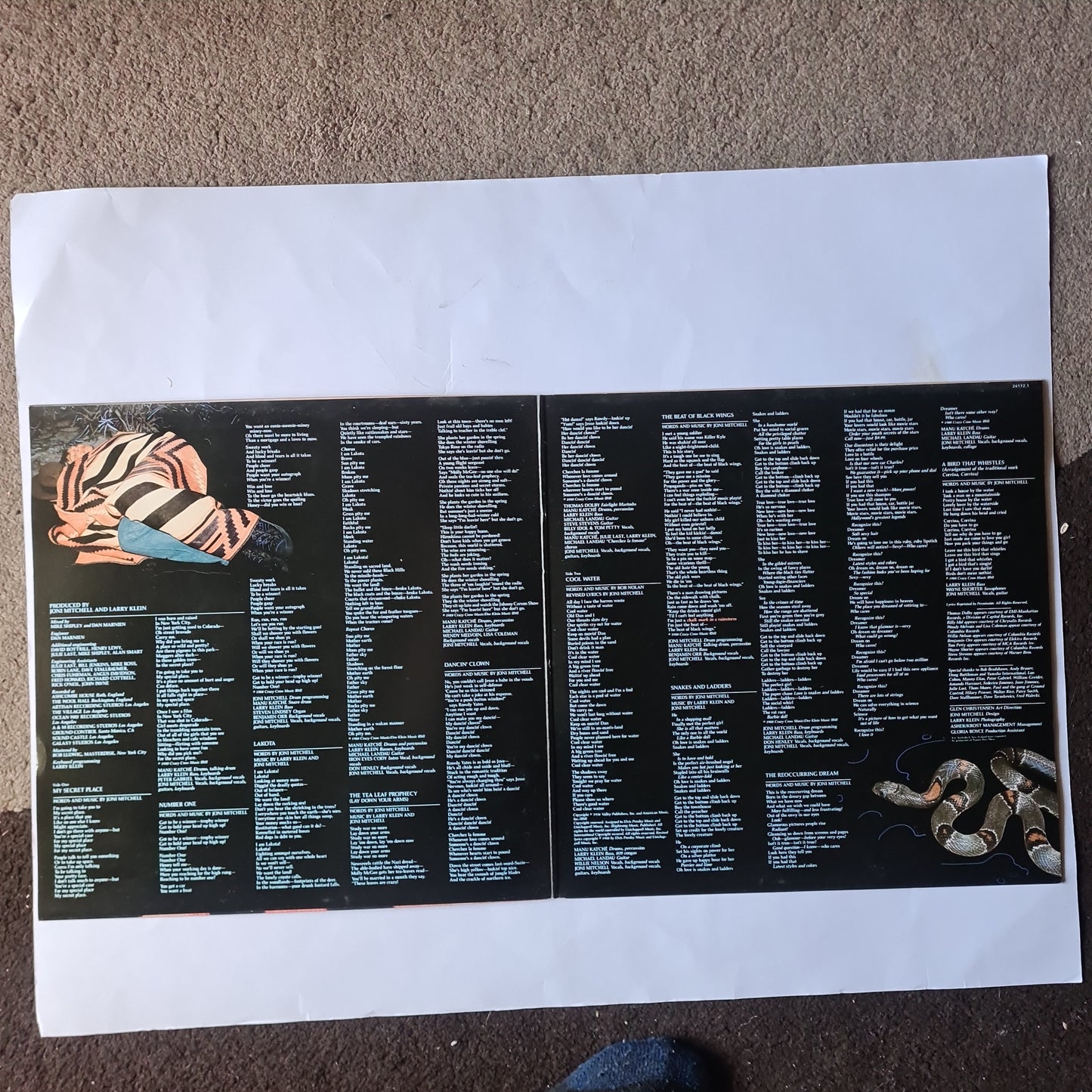 Joni Mitchell – Chalk Mark In a Rain Storm - 1988 (Gatefold) - Vinyl Record LP - Sound Hound Records